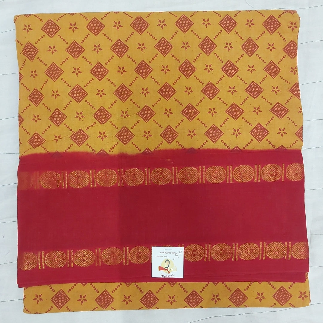 Sungudi cotton 9.5 yards madisar