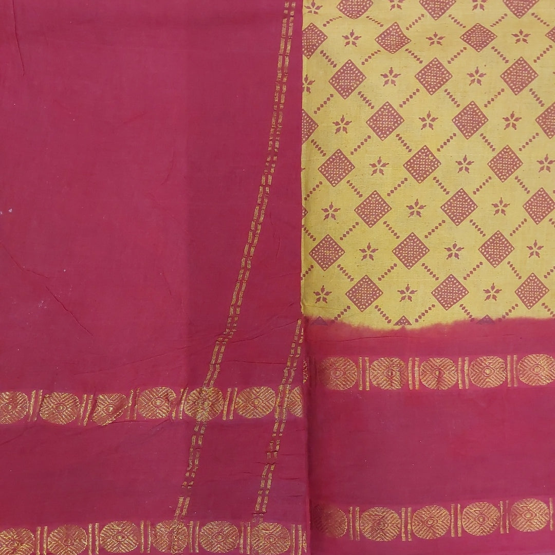 Sungudi cotton 9.5 yards madisar