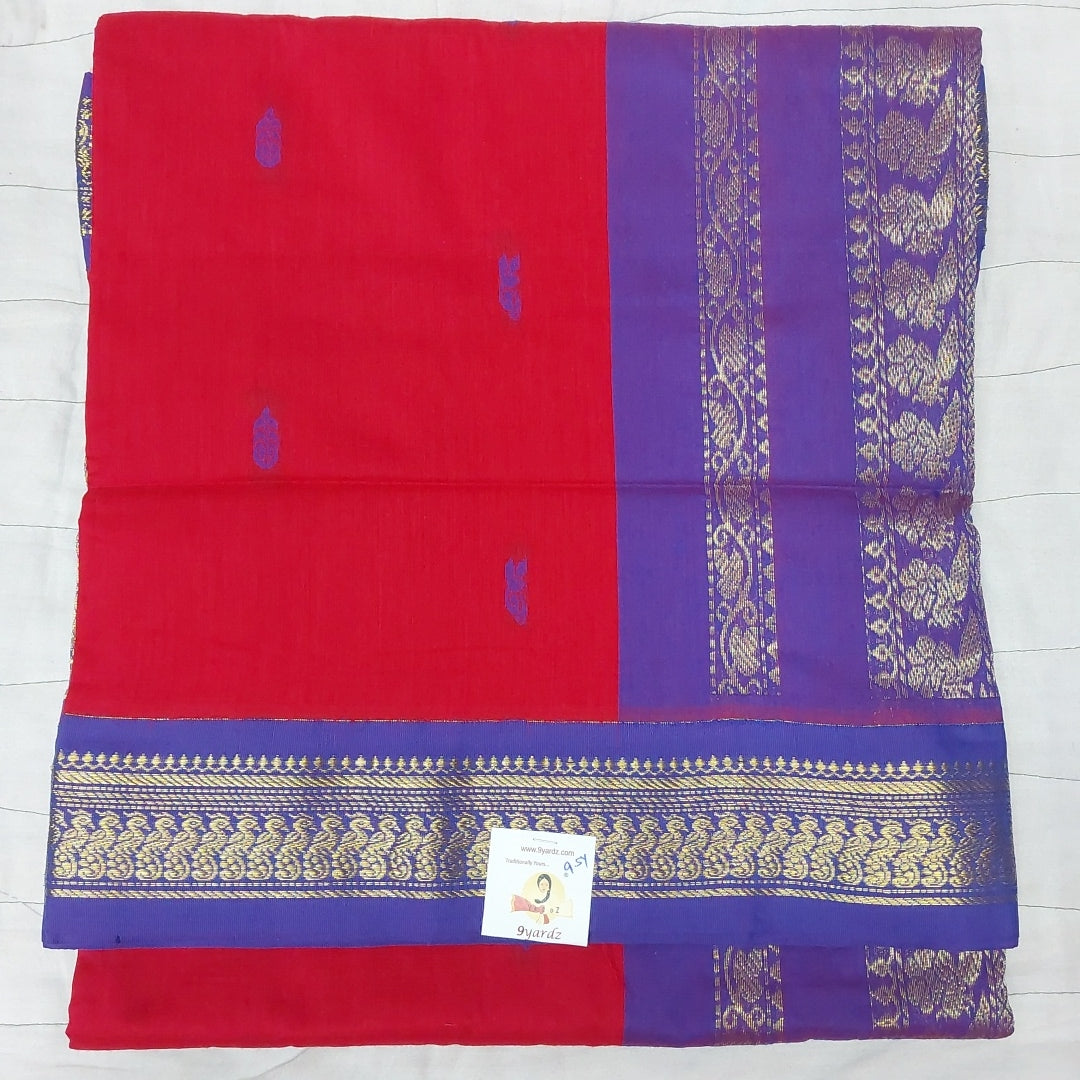 Kalyani Cotton Butta  9.5yardz