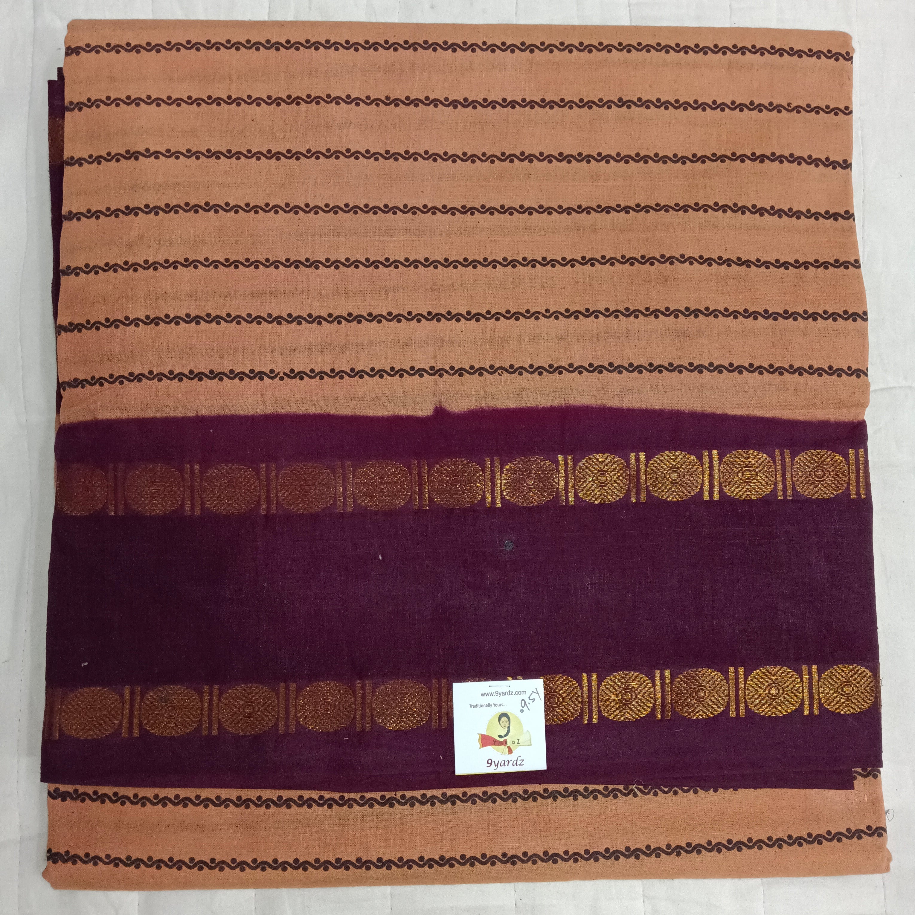 Sungudi cotton 9.5 yards madisar