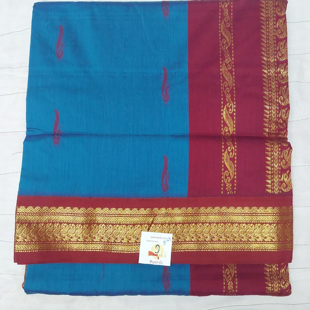 Kalyani Cotton Butta  9.5yardz