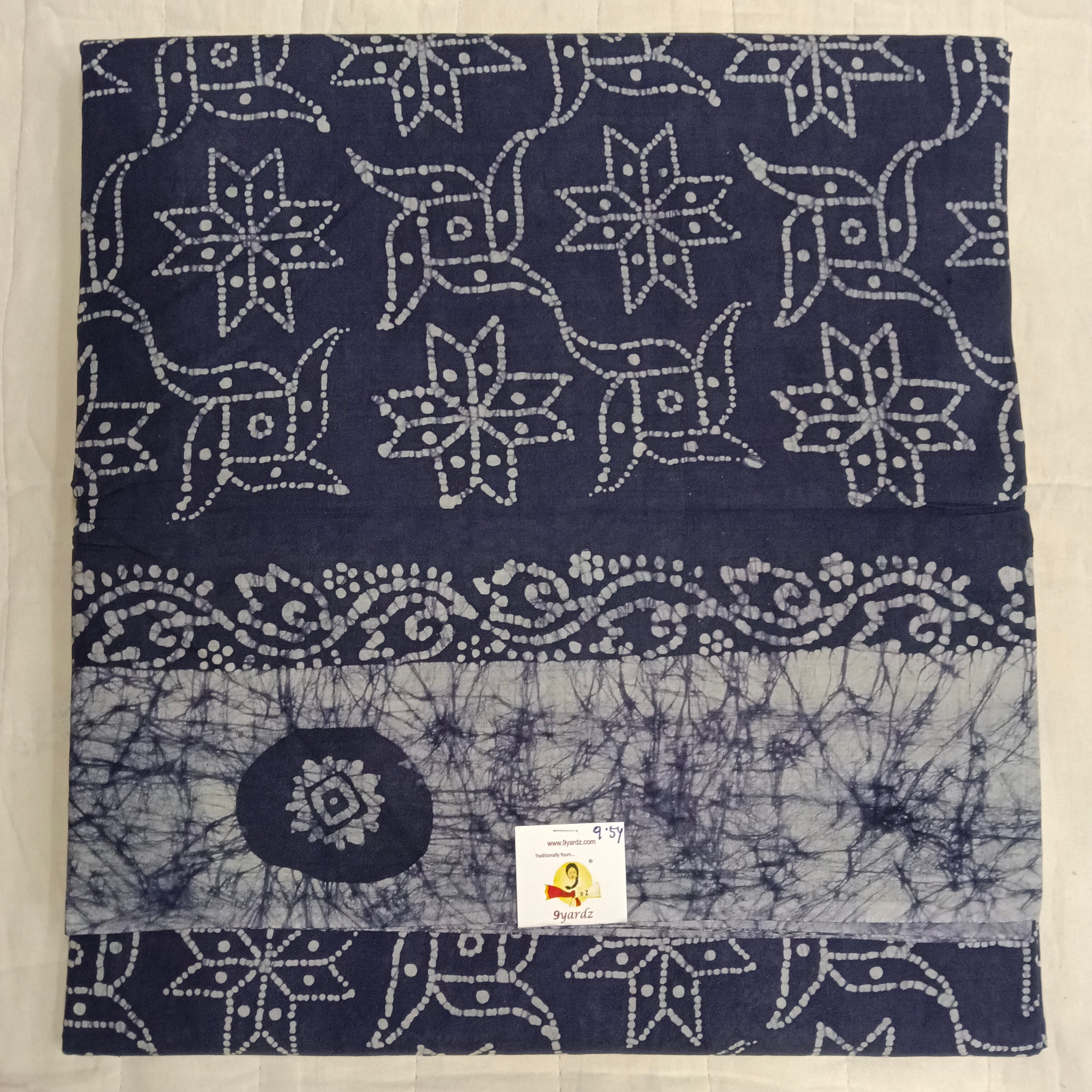Sungudi cotton 9.5 yards madisar