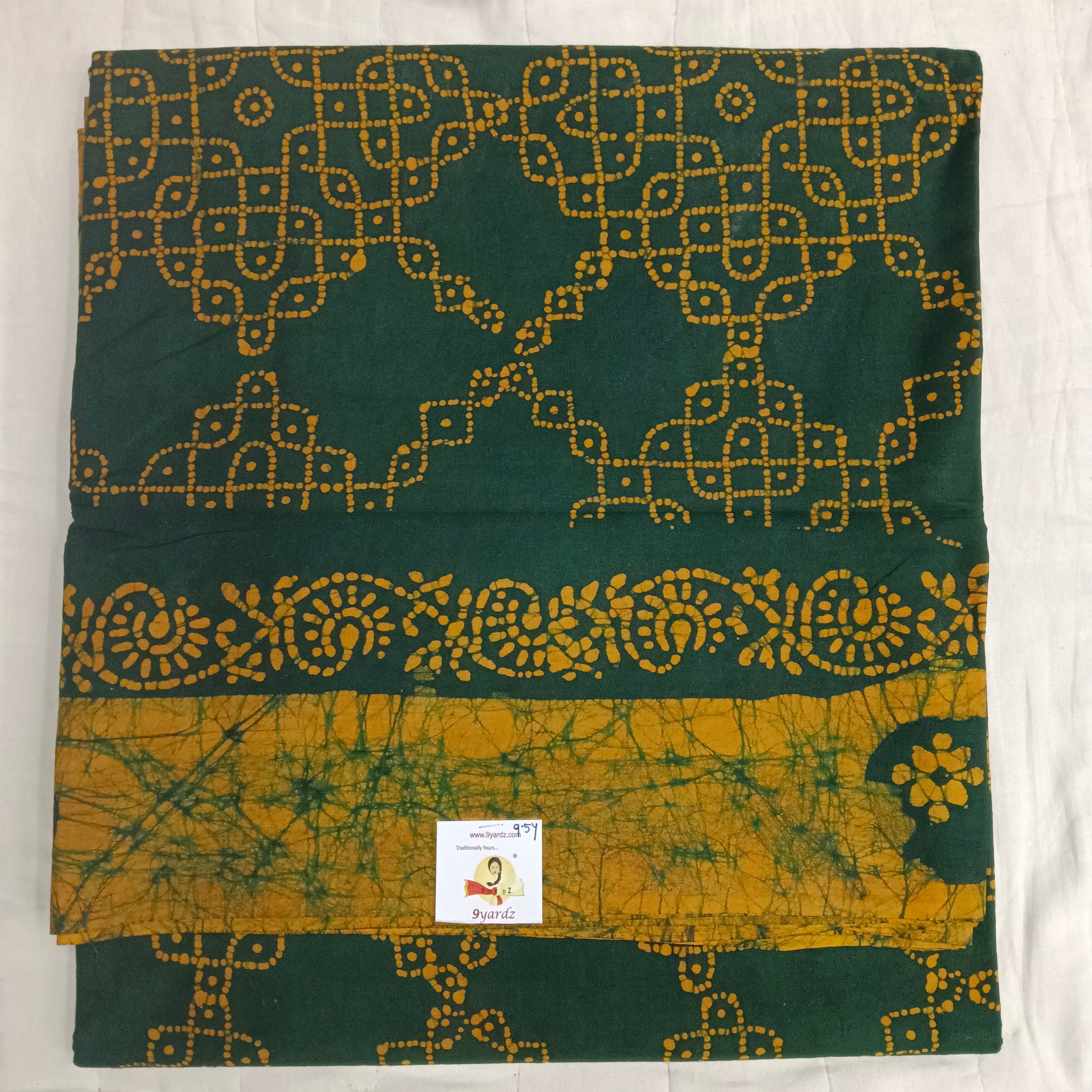 Sungudi cotton 9.5 yards madisar