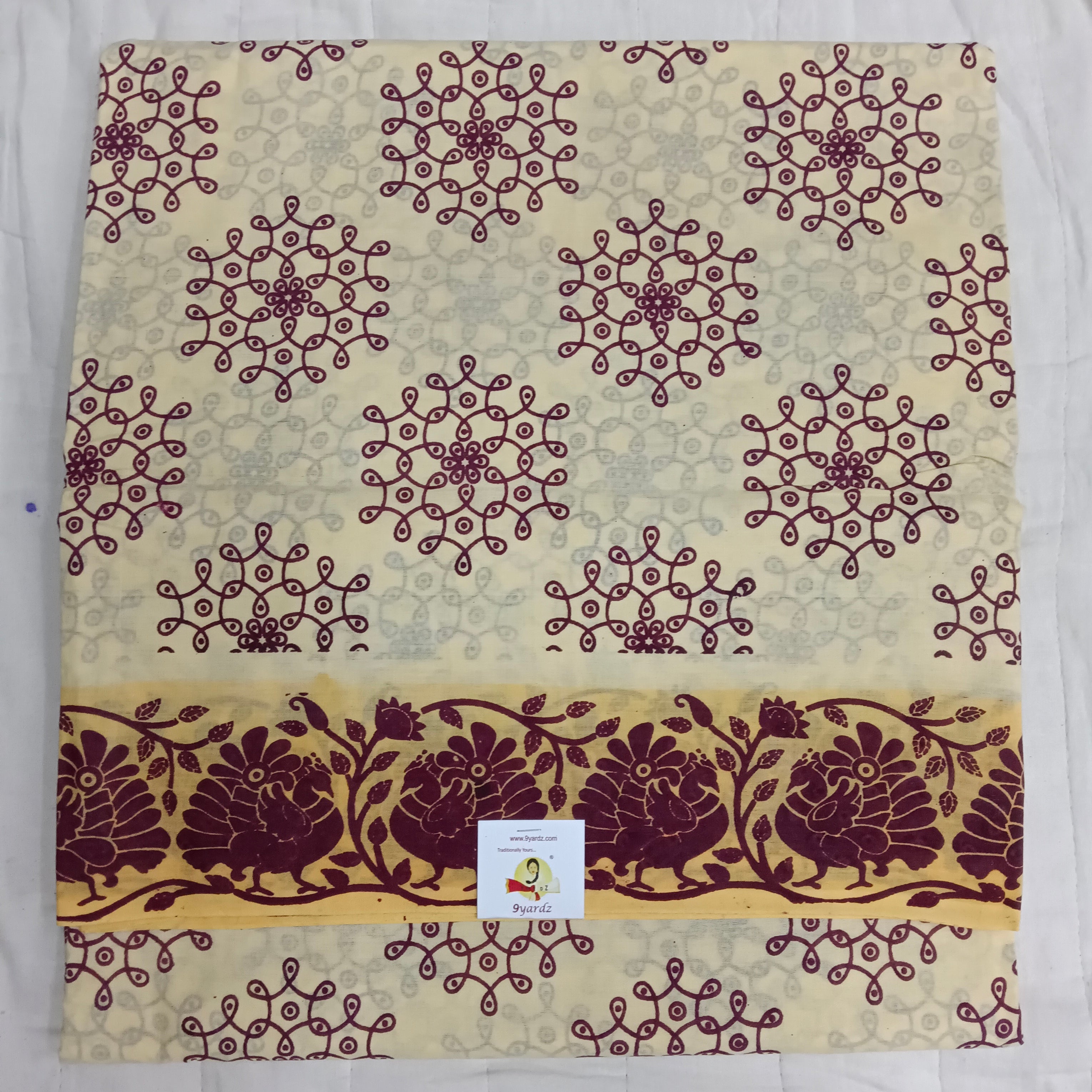 Sungudi cotton 9.5 yards madisar