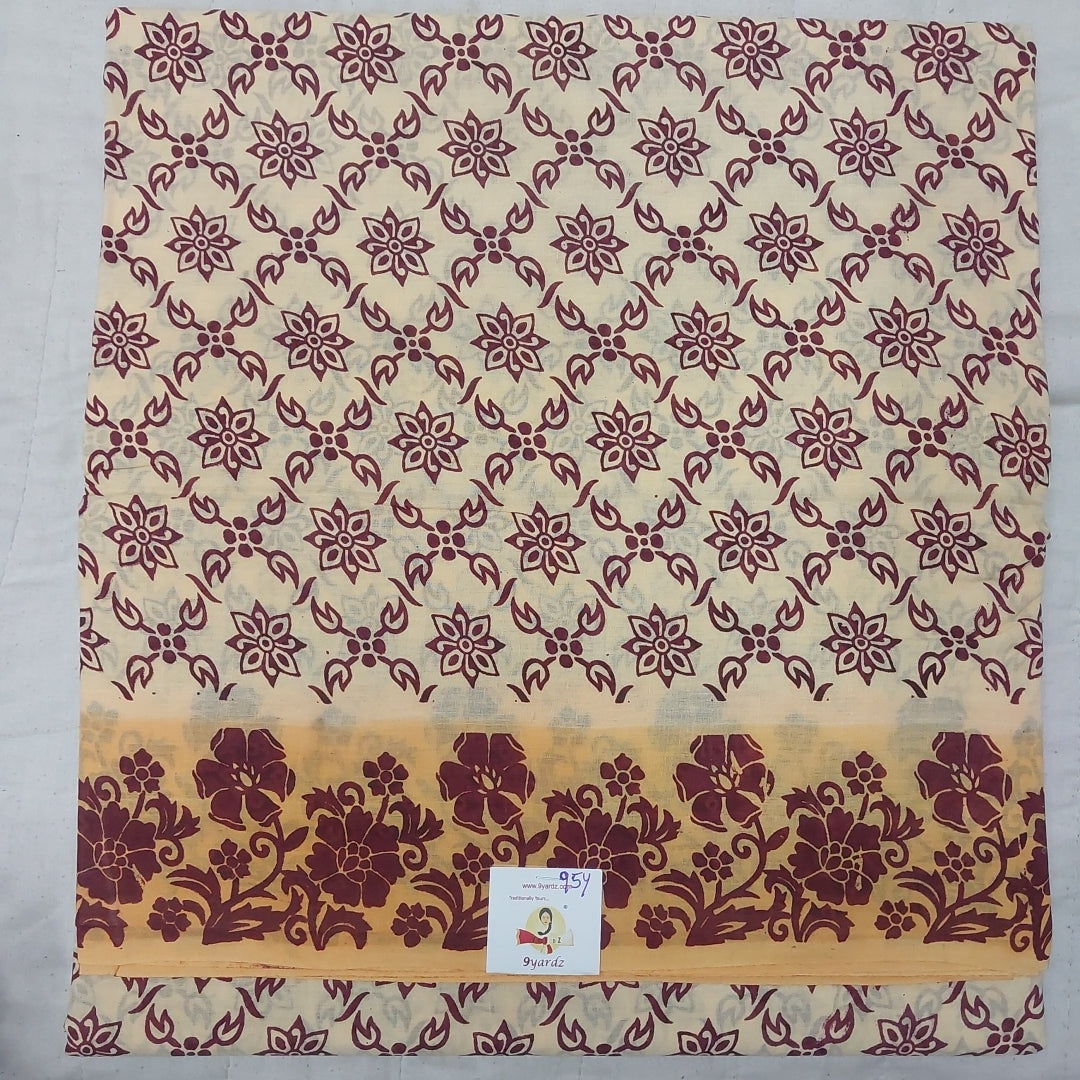 Sungudi cotton 9.5 yards madisar