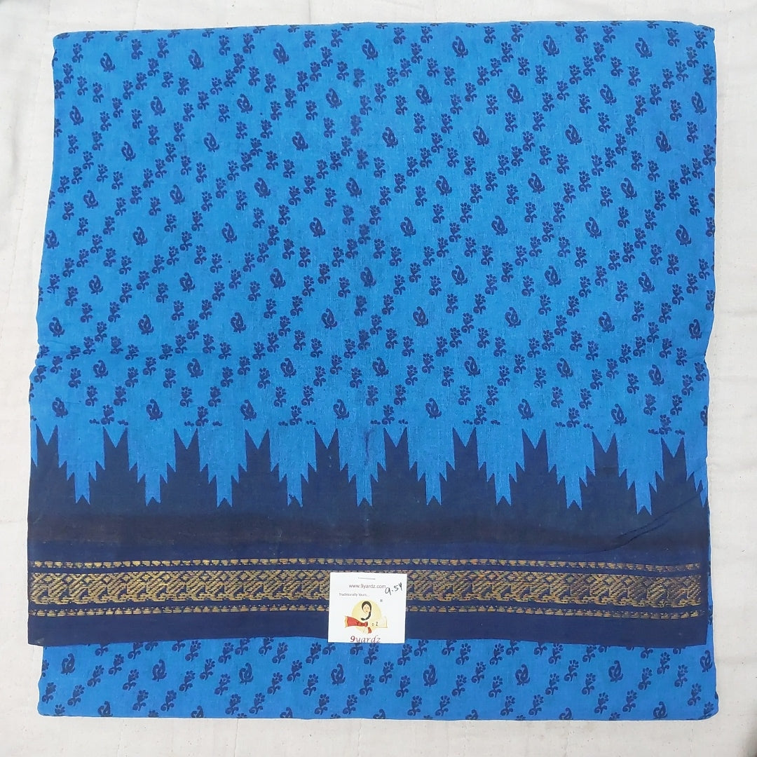 Sungudi cotton 9.5 yards madisar