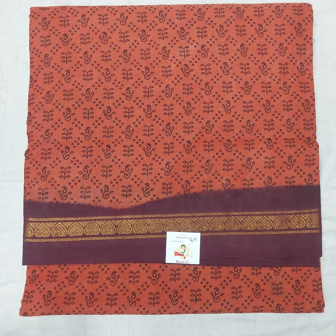 Sungudi cotton 9.5 yards madisar