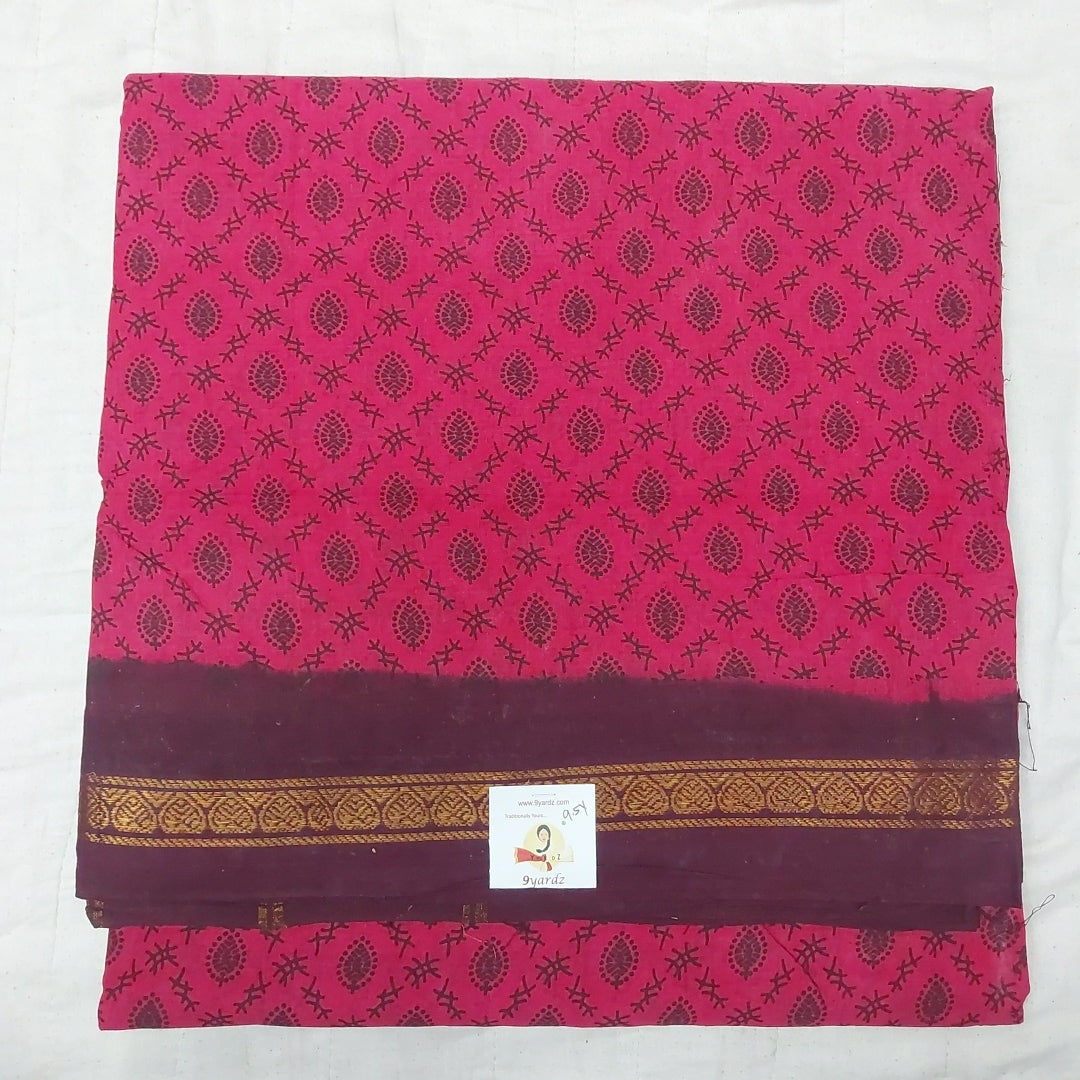 Sungudi cotton 9.5 yards madisar