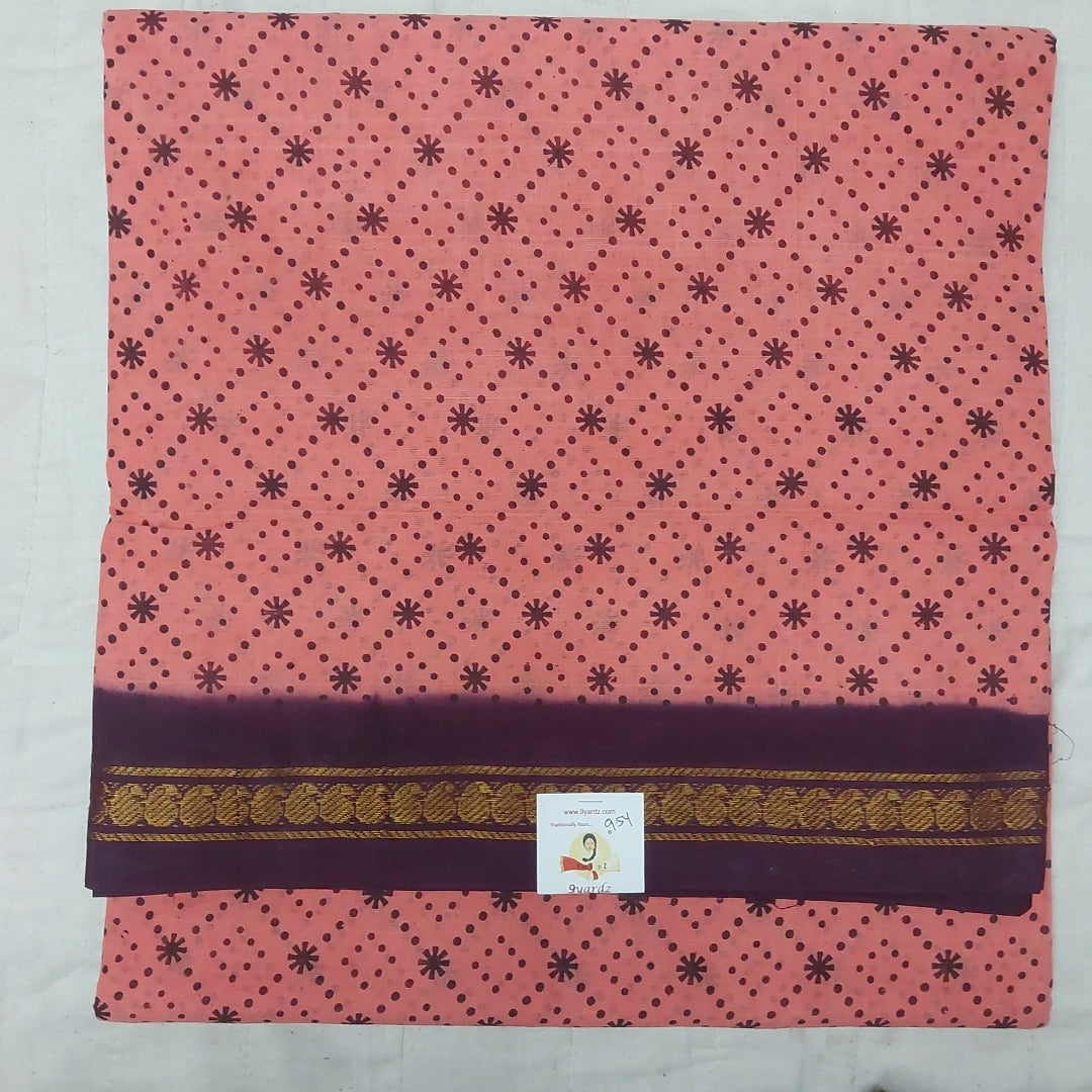 Sungudi cotton 9.5 yards madisar