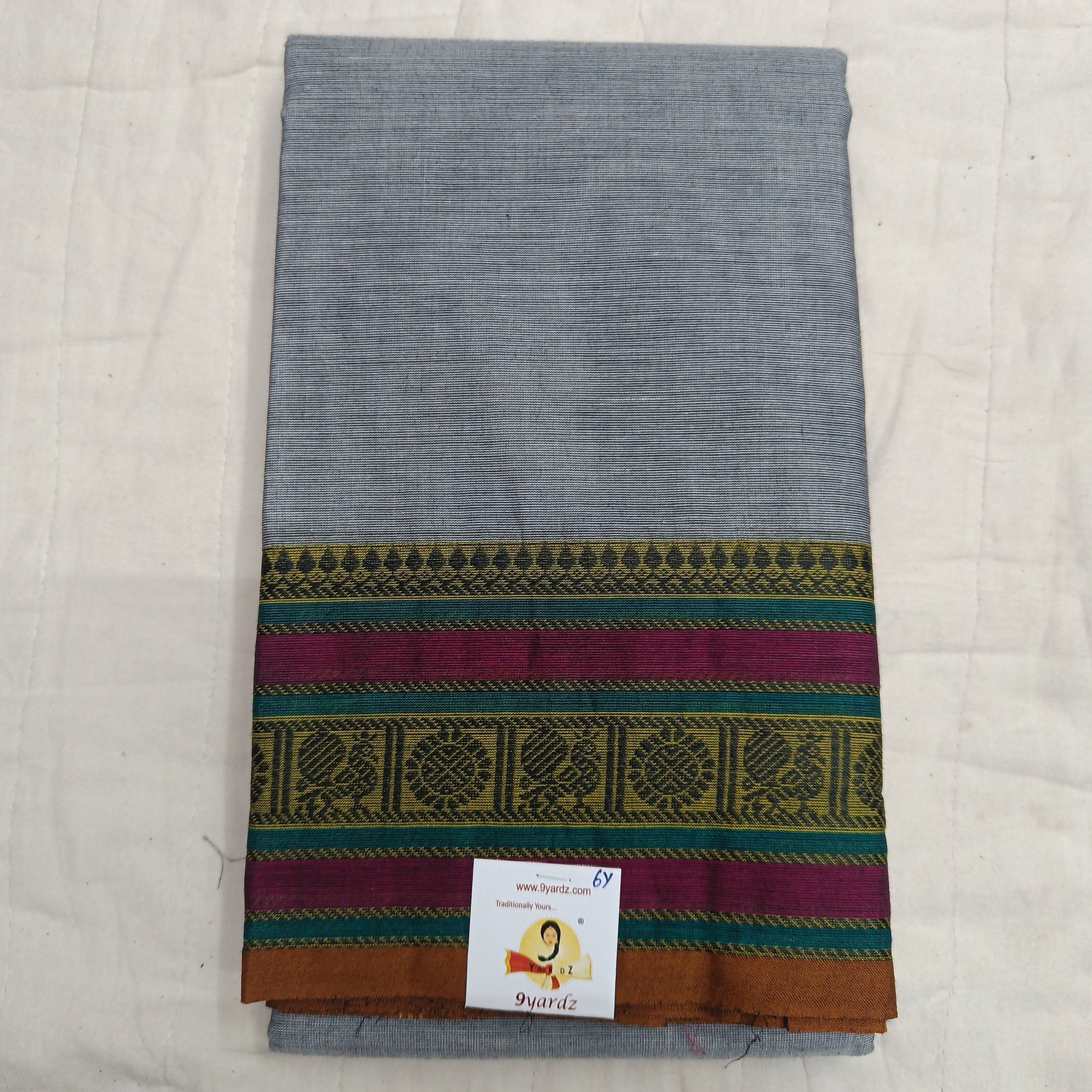 Chettinadu cotton 6 yardz