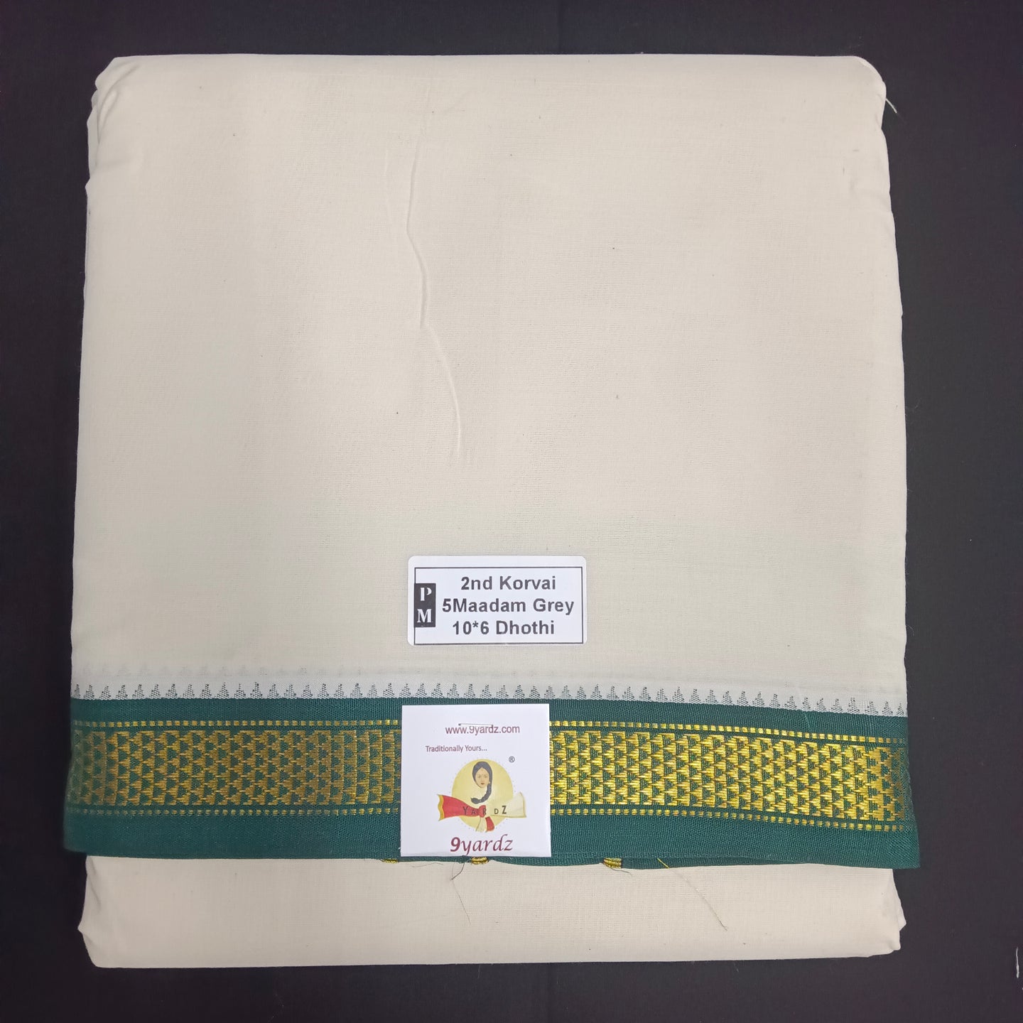 Pure cotton Muhurtham dhoti 10*6 5maadampet