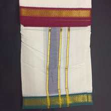 Load image into Gallery viewer, Pure cotton Muhurtham dhoti 10*6 5maadampet