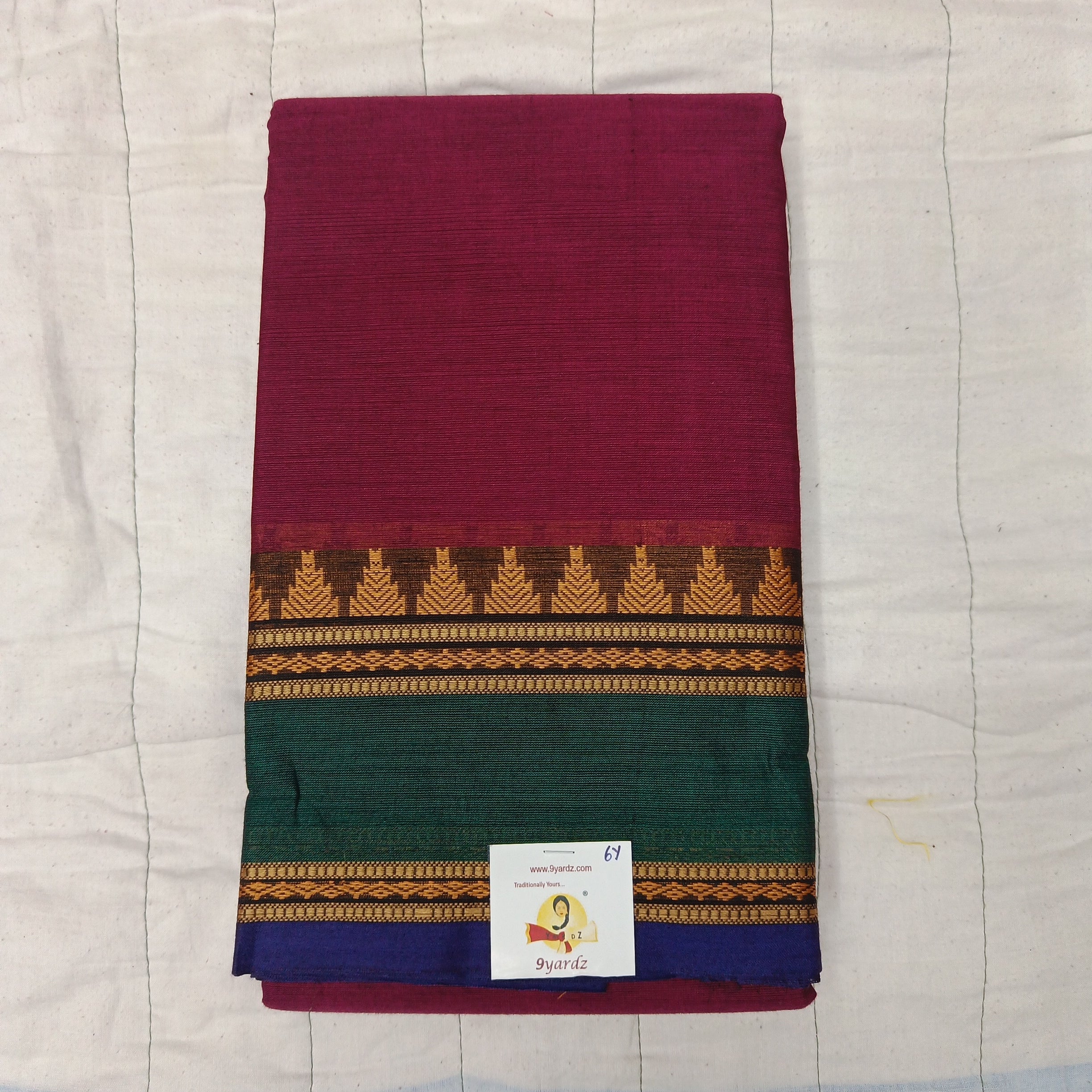 Chettinadu cotton 6 yardz