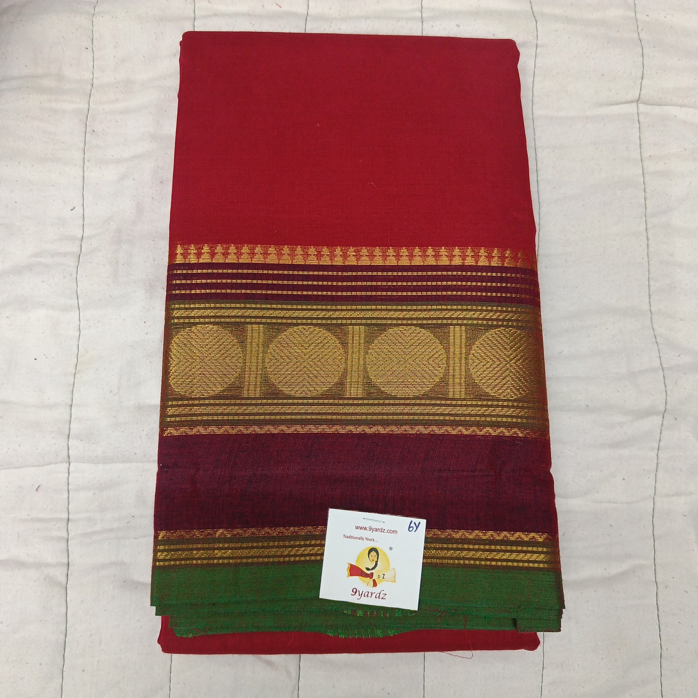 Chettinadu cotton 6 yardz