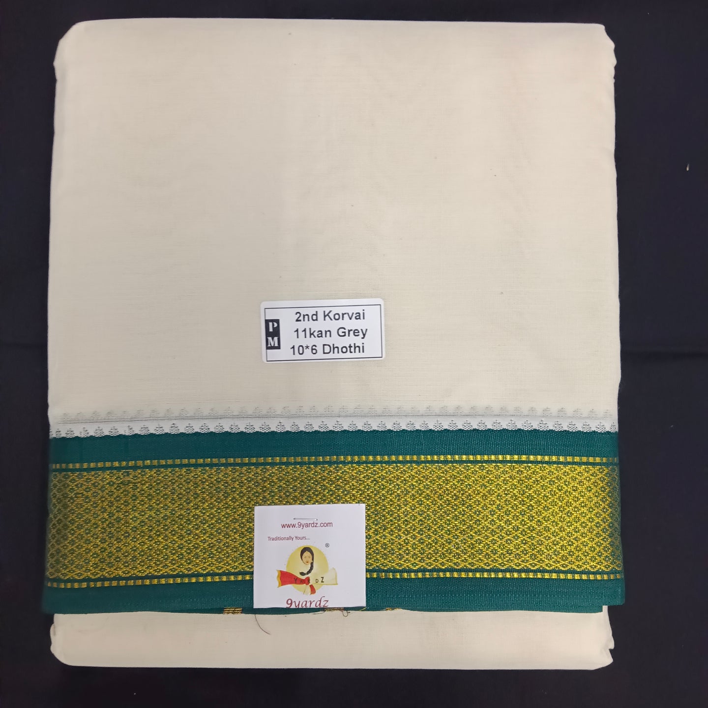 Pure cotton Muhurtham dhoti 10*6 11kann