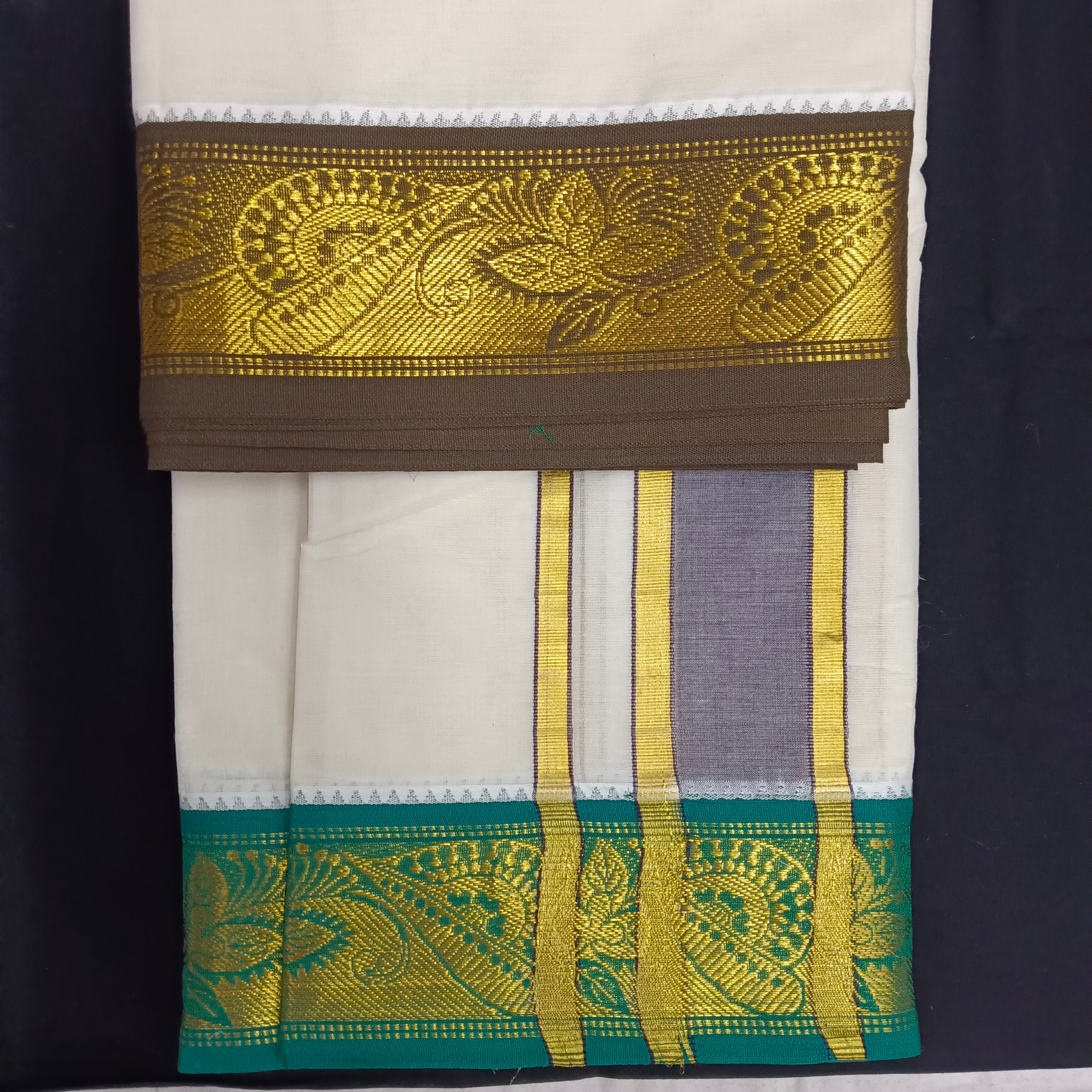Pure cotton Muhurtham dhoti 10*6