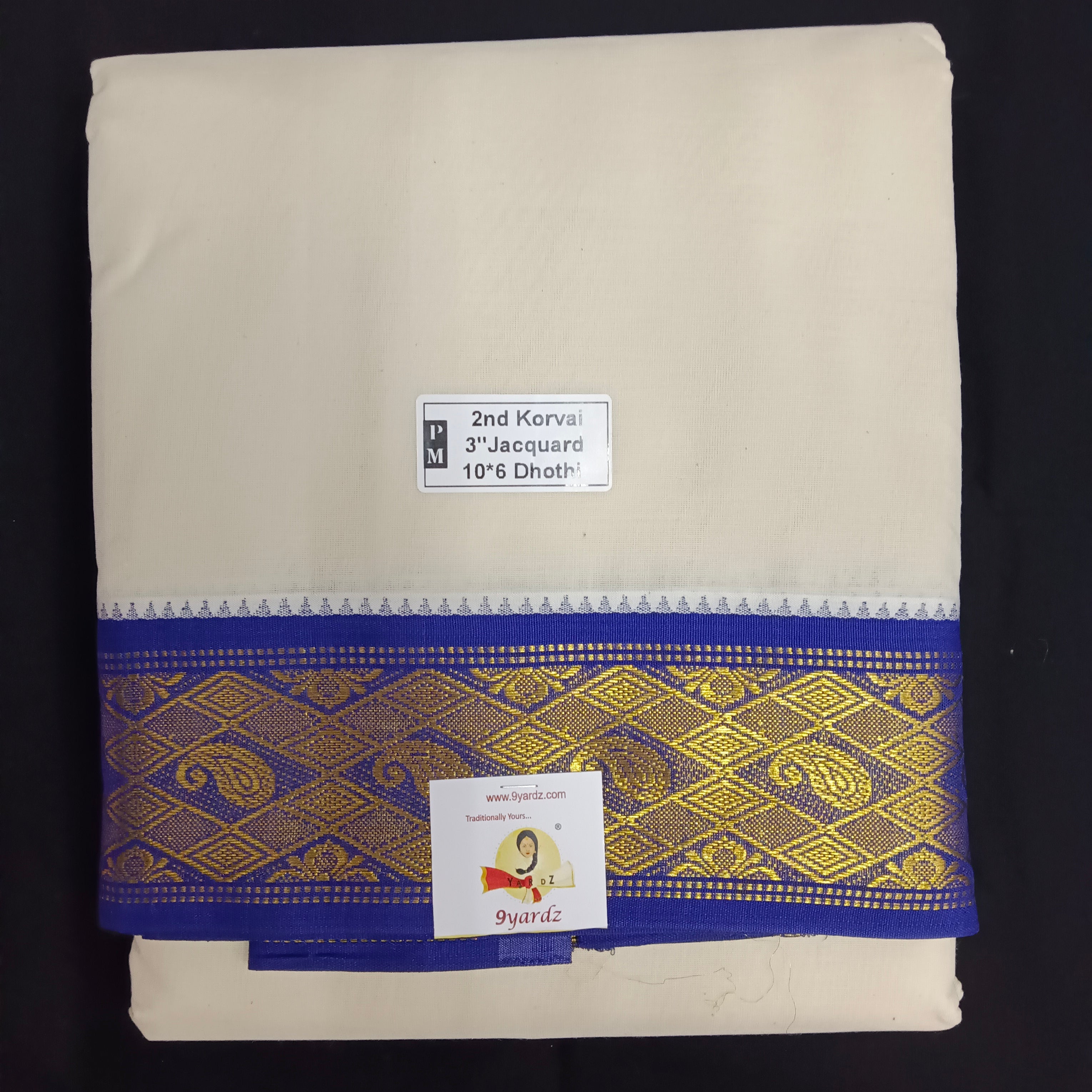 Pure cotton Muhurtham dhoti 10*6