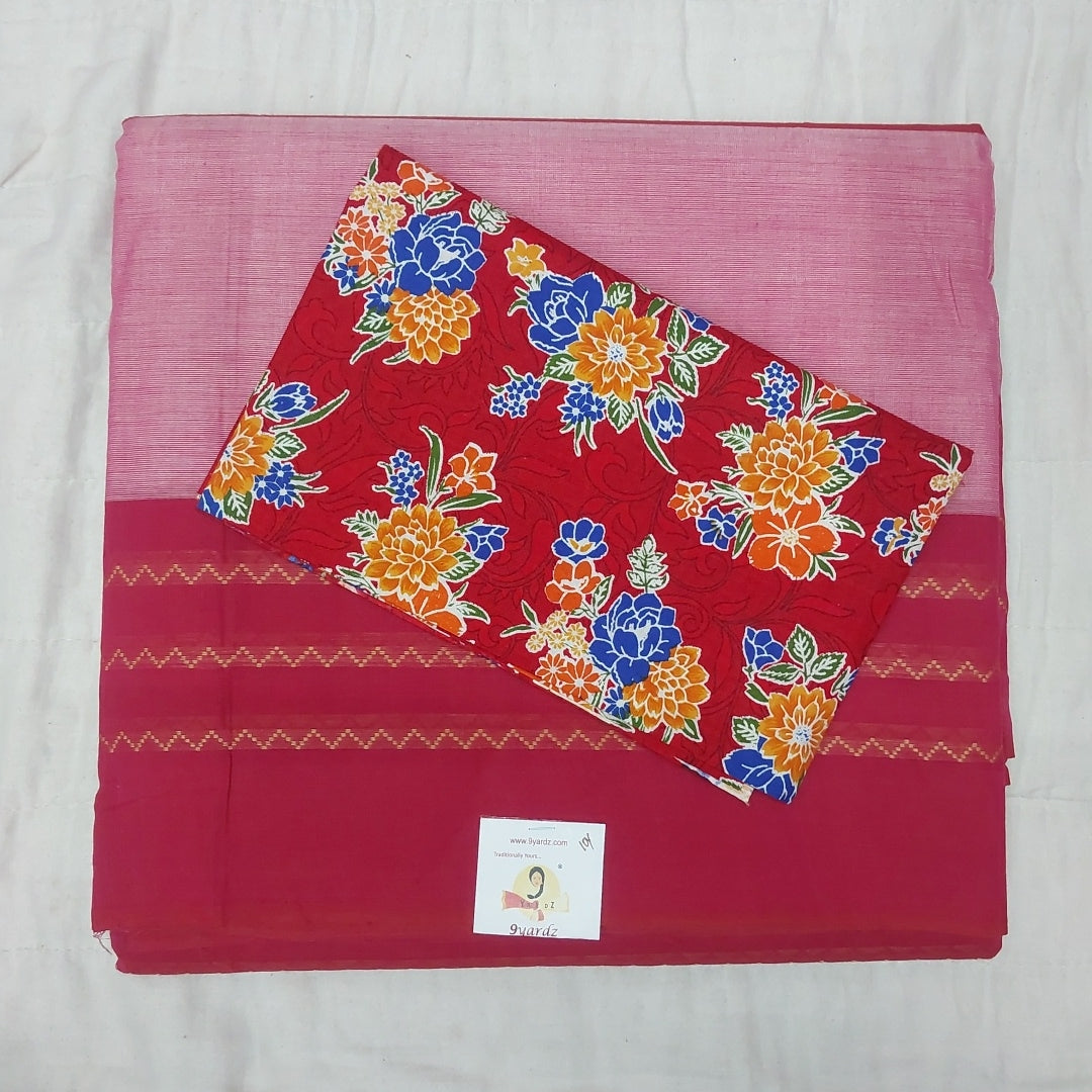 Arupukottai cotton 10 yards madisar