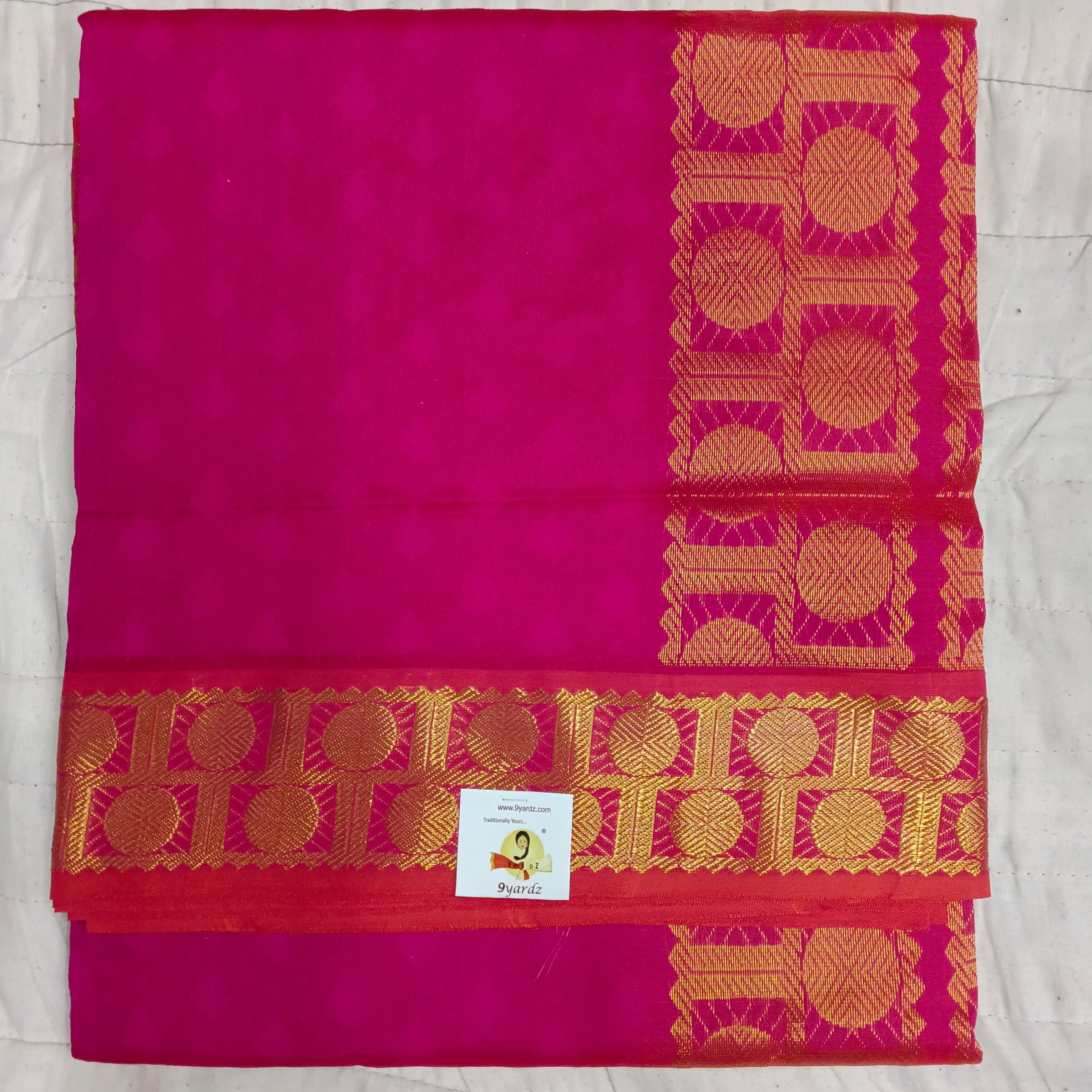 Semi silk Embossed 6Yards