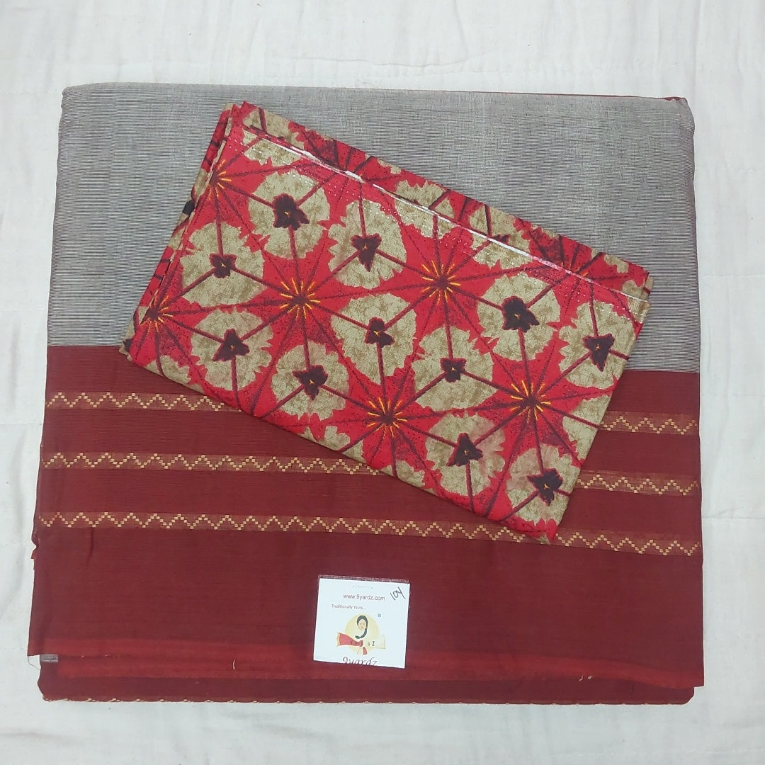 Arupukottai cotton 10 yards madisar
