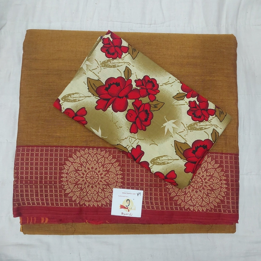 Arupukottai cotton 10 yards madisar