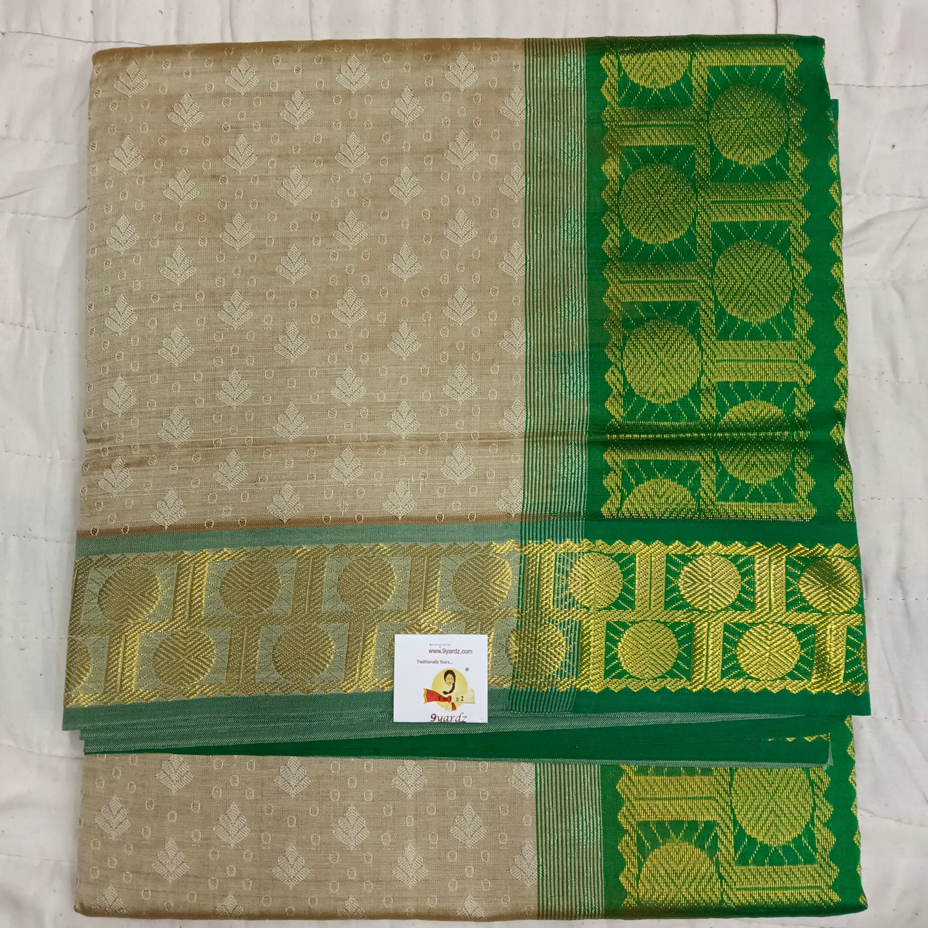 Semi silk Embossed 6Yards