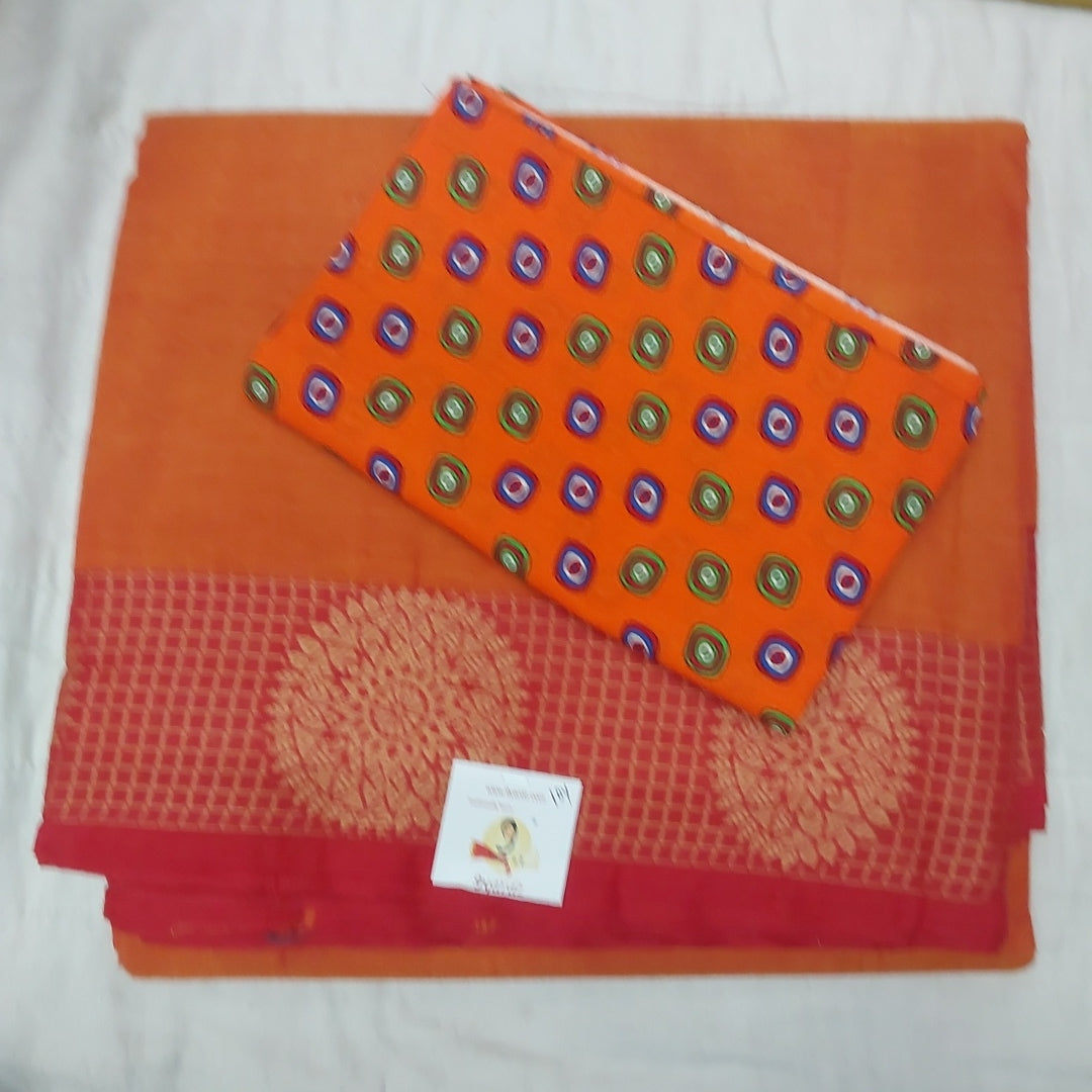 Arupukottai cotton 10 yards madisar