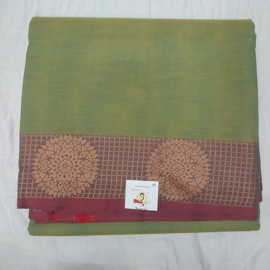Arupukottai cotton 10 yards madisar