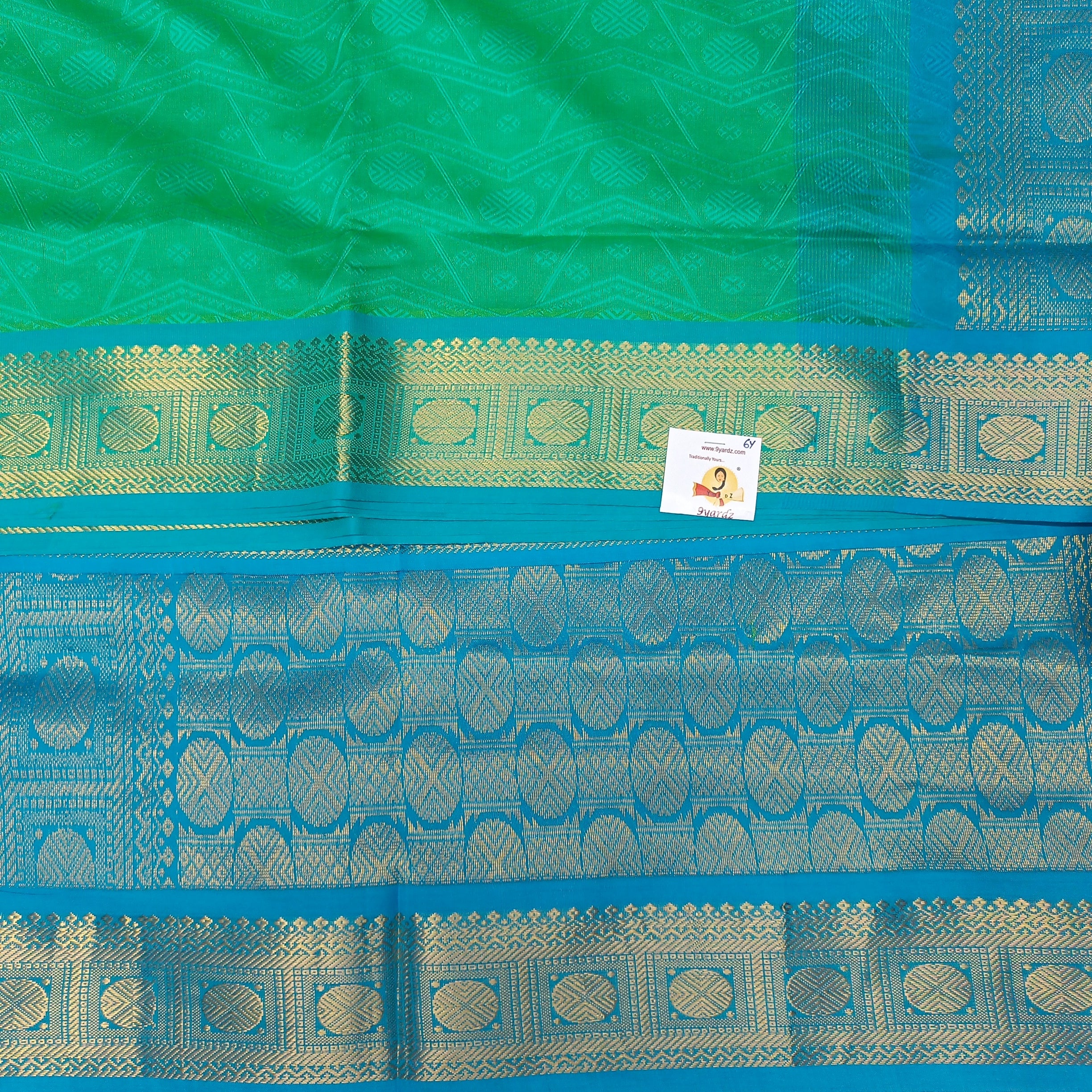 Semi silk Embossed 6Yards
