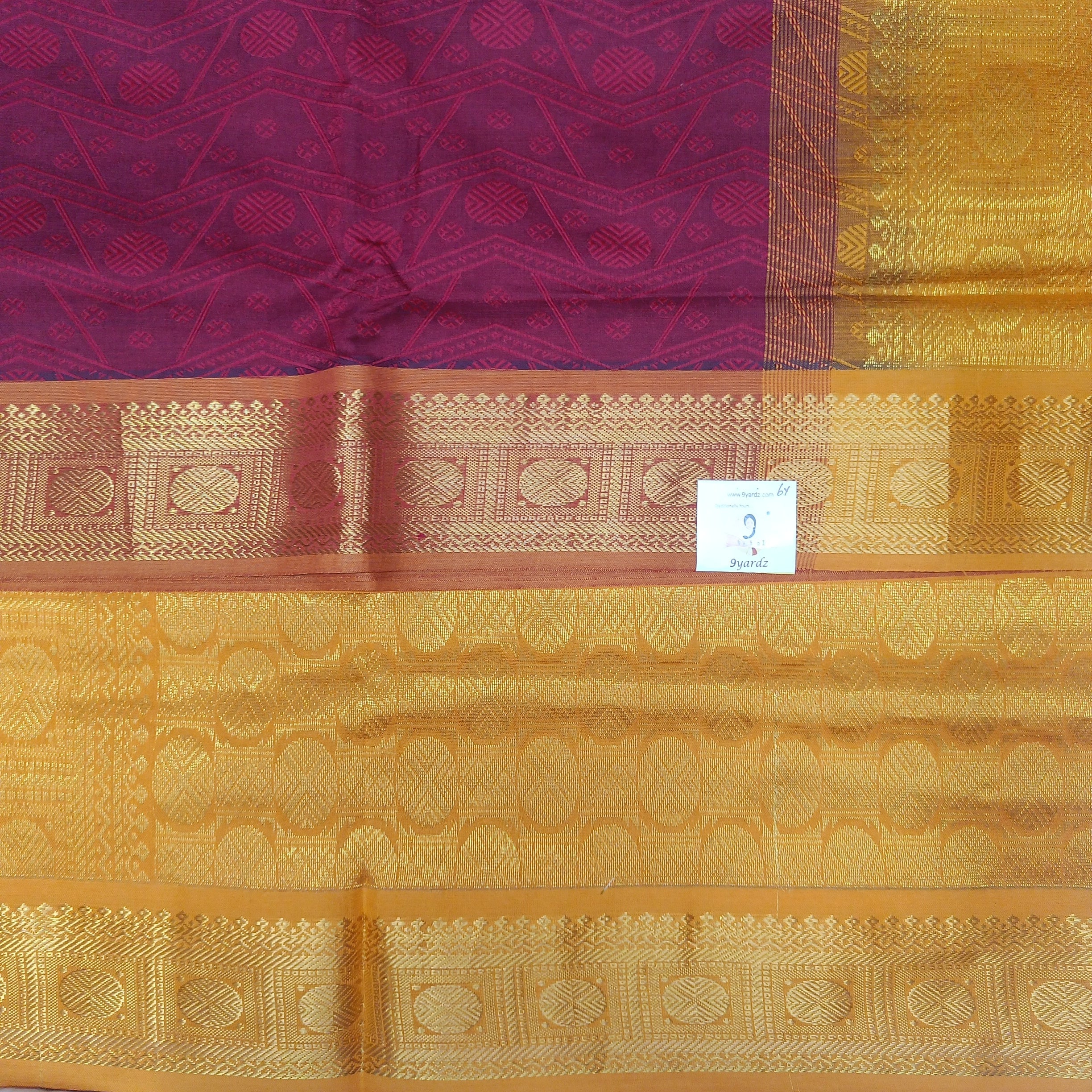 Semi silk Embossed 6Yards