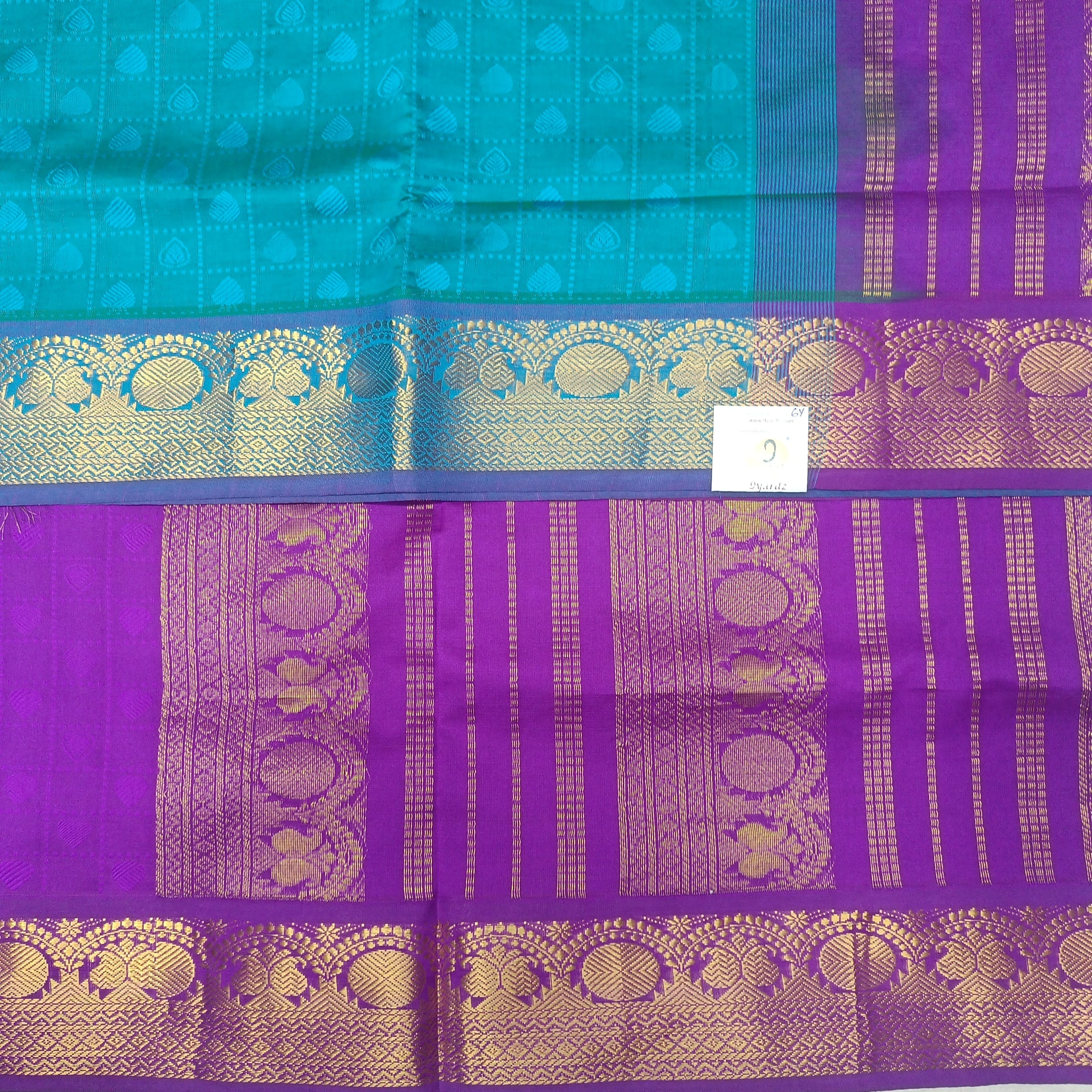 Semi silk Embossed 6Yards
