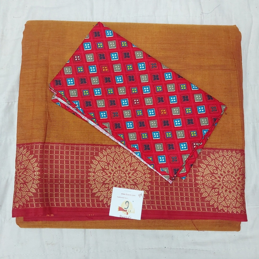Arupukottai cotton 10 yards madisar