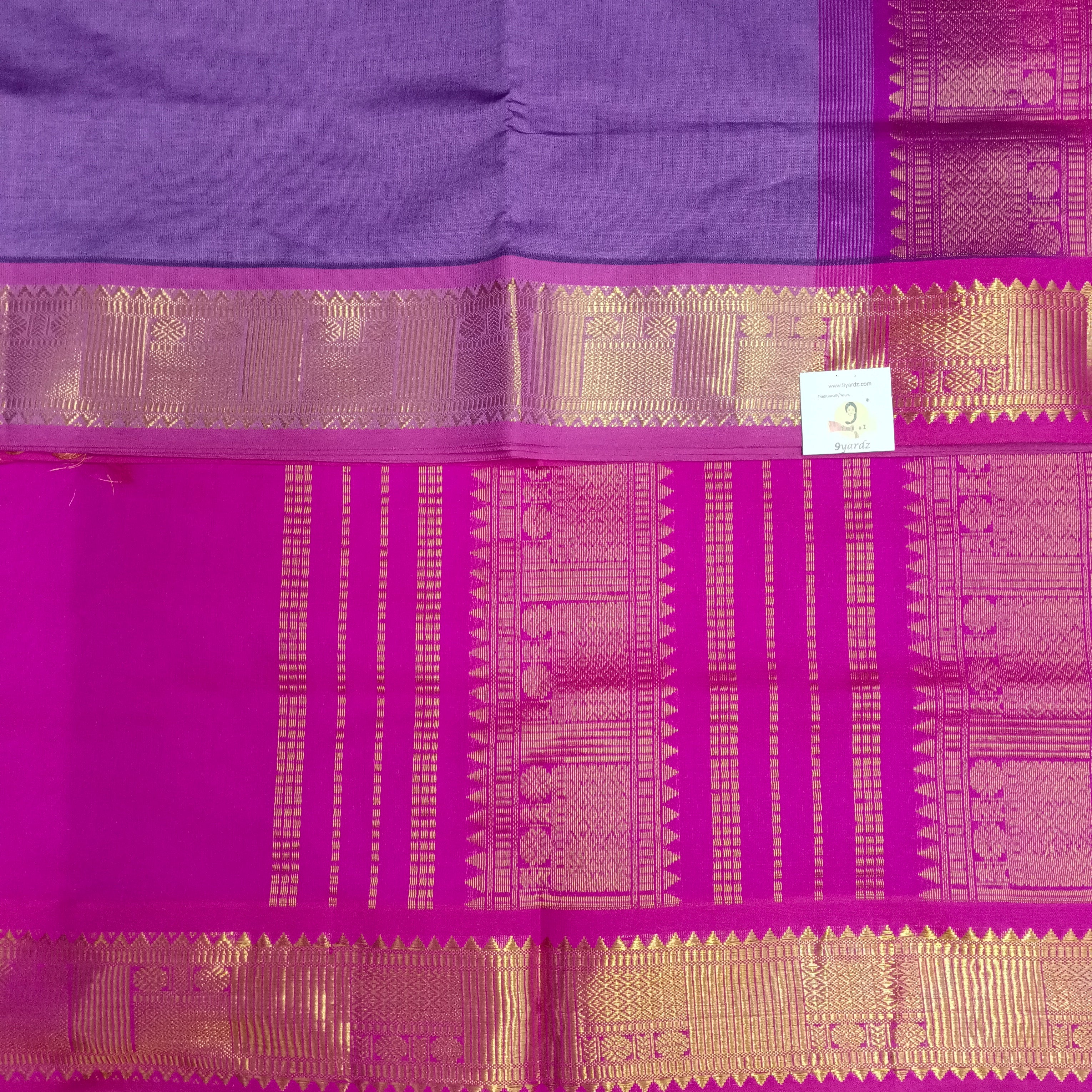 Semi silk Plain 6Yards