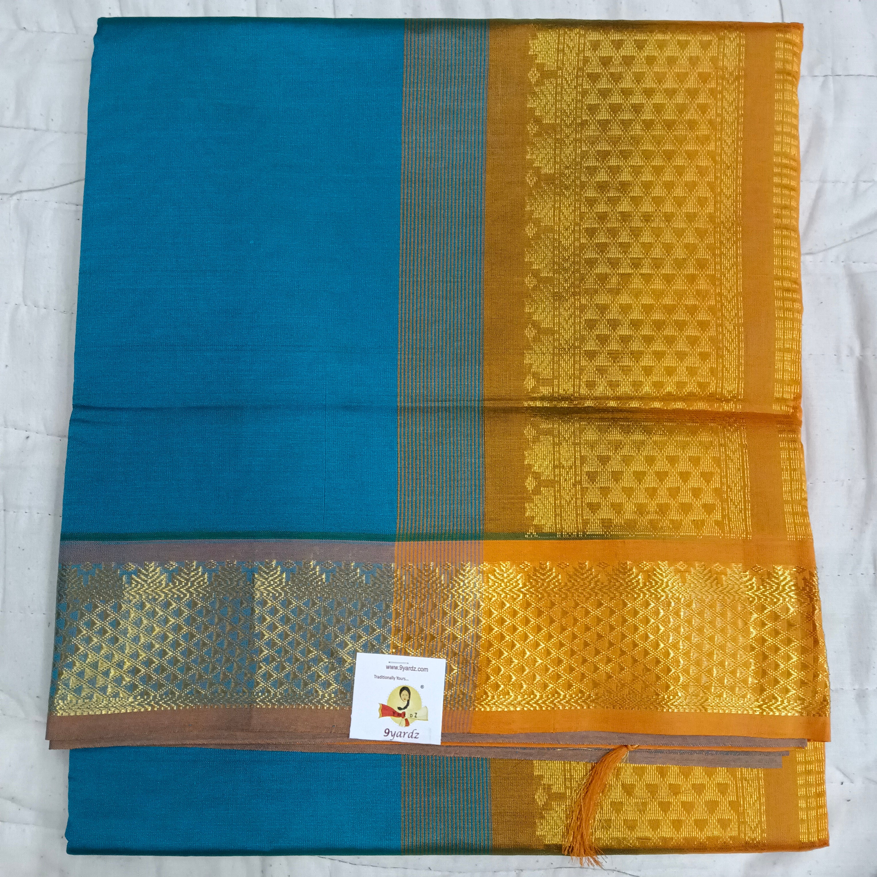 Semi silk Plain 6Yards
