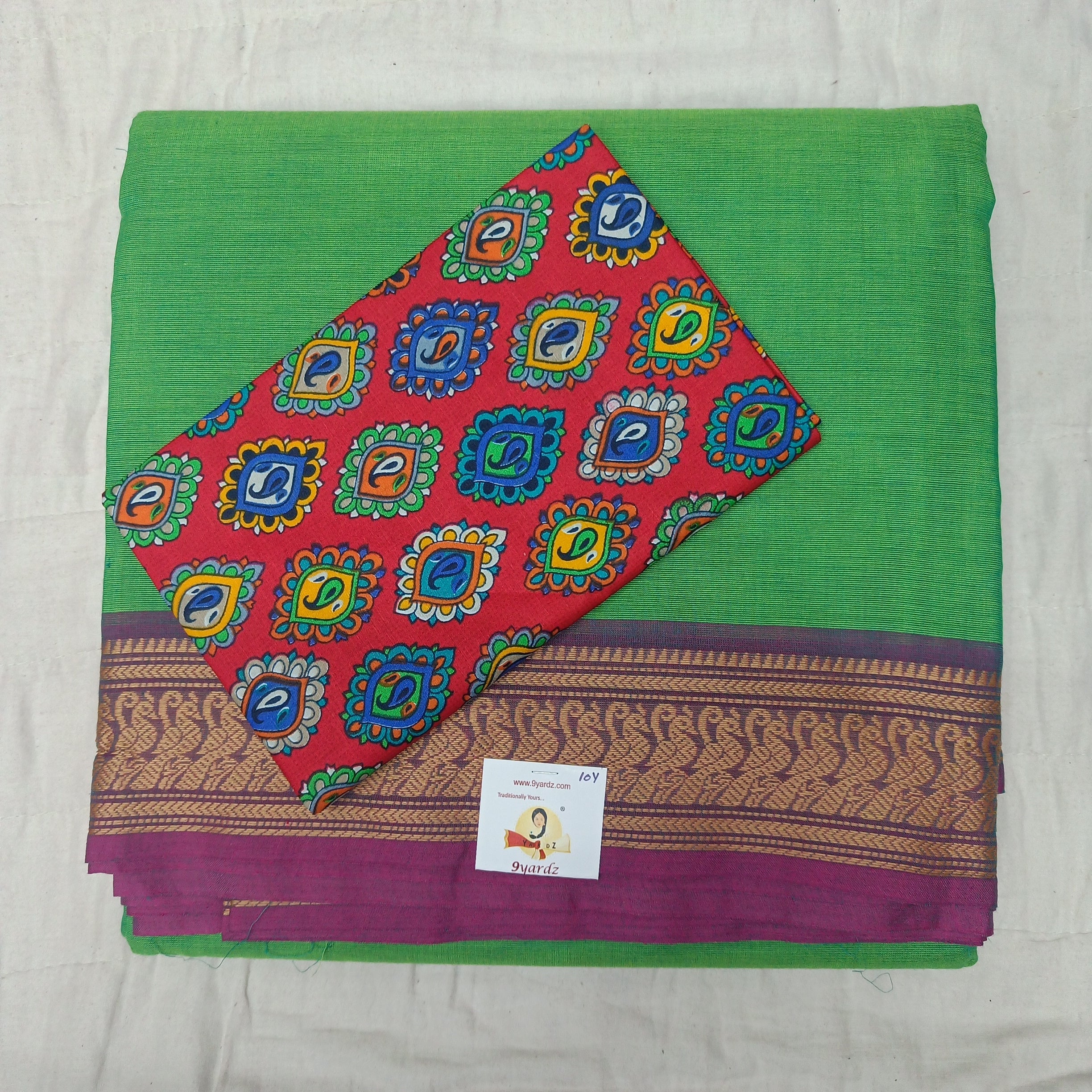 Arupukottai cotton 10 yards madisar