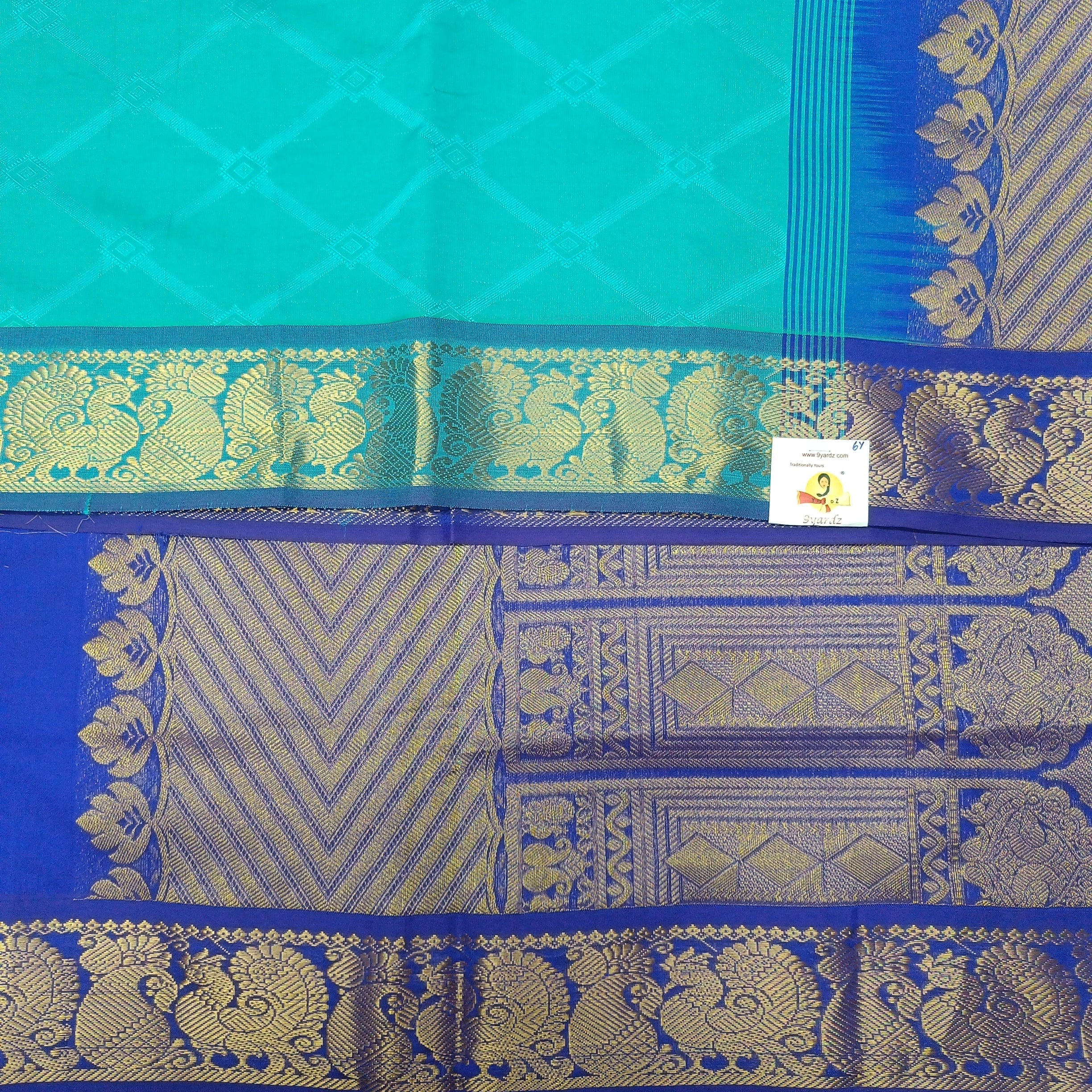 Semi silk Embossed 6Yards