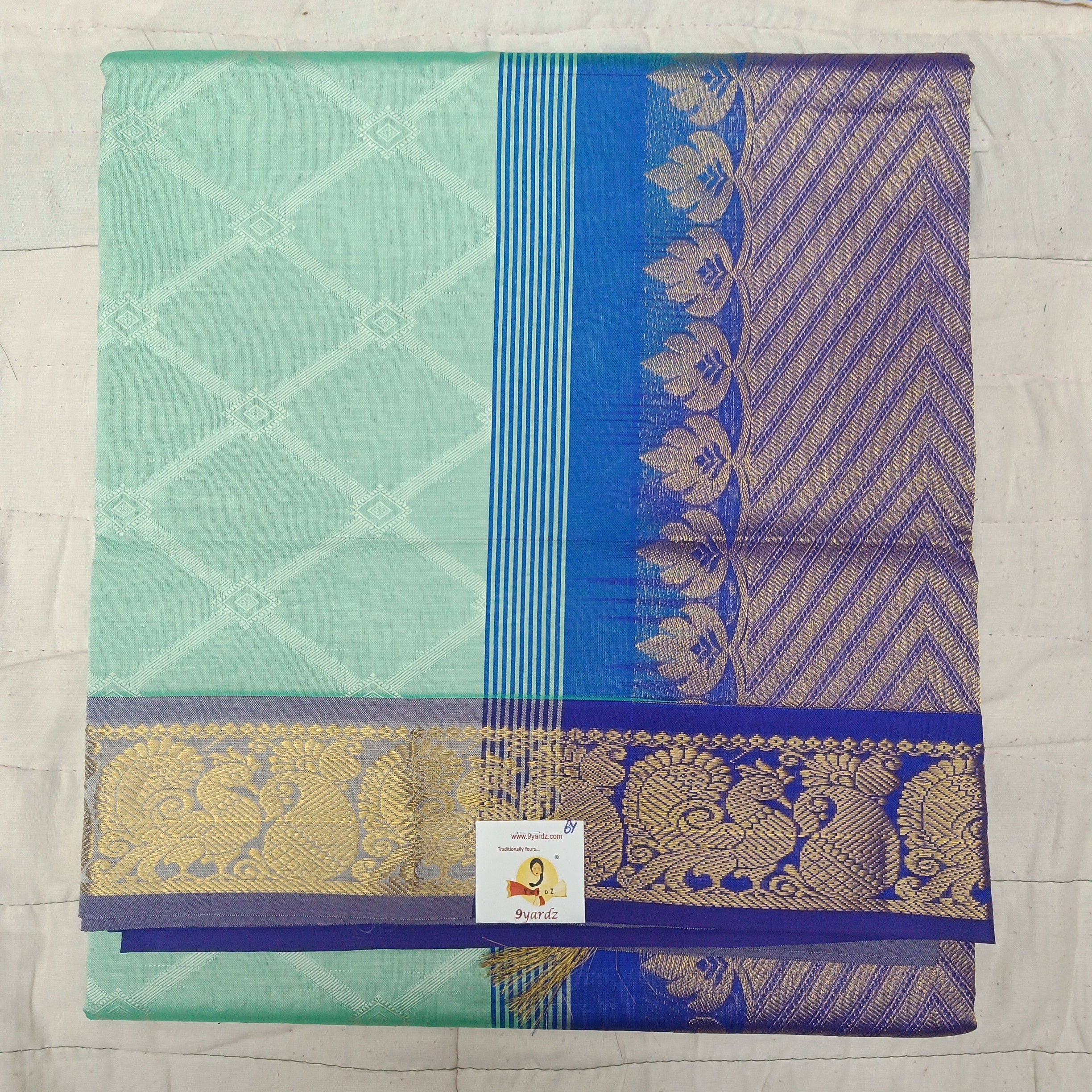 Semi silk Embossed 6Yards