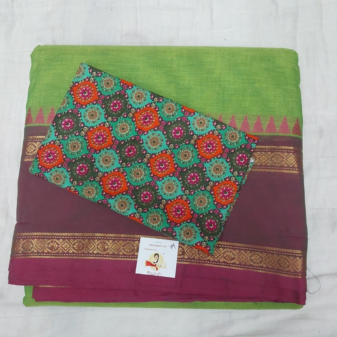 Arupukottai cotton 10 yards madisar