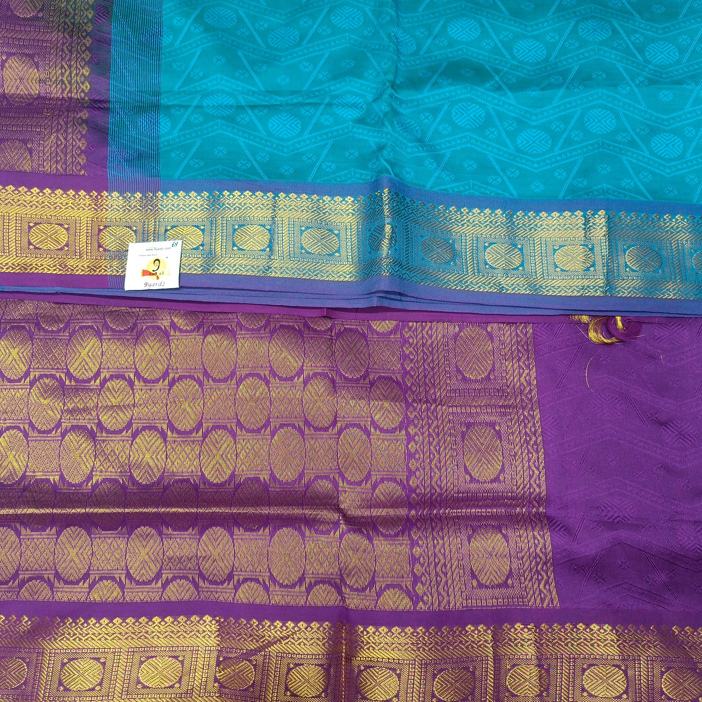 Semi silk Embossed 6Yards