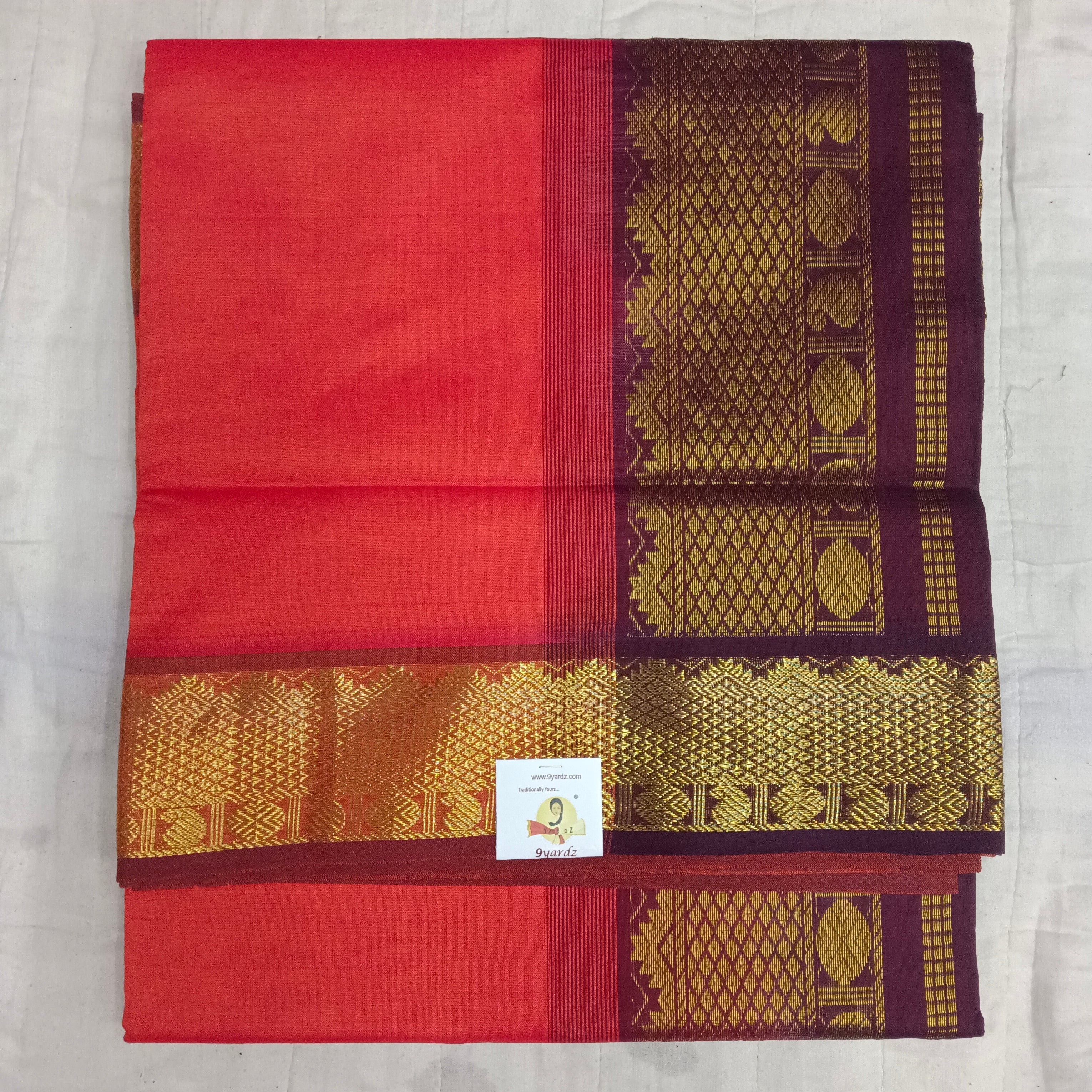 Semi silk Plain 6Yards