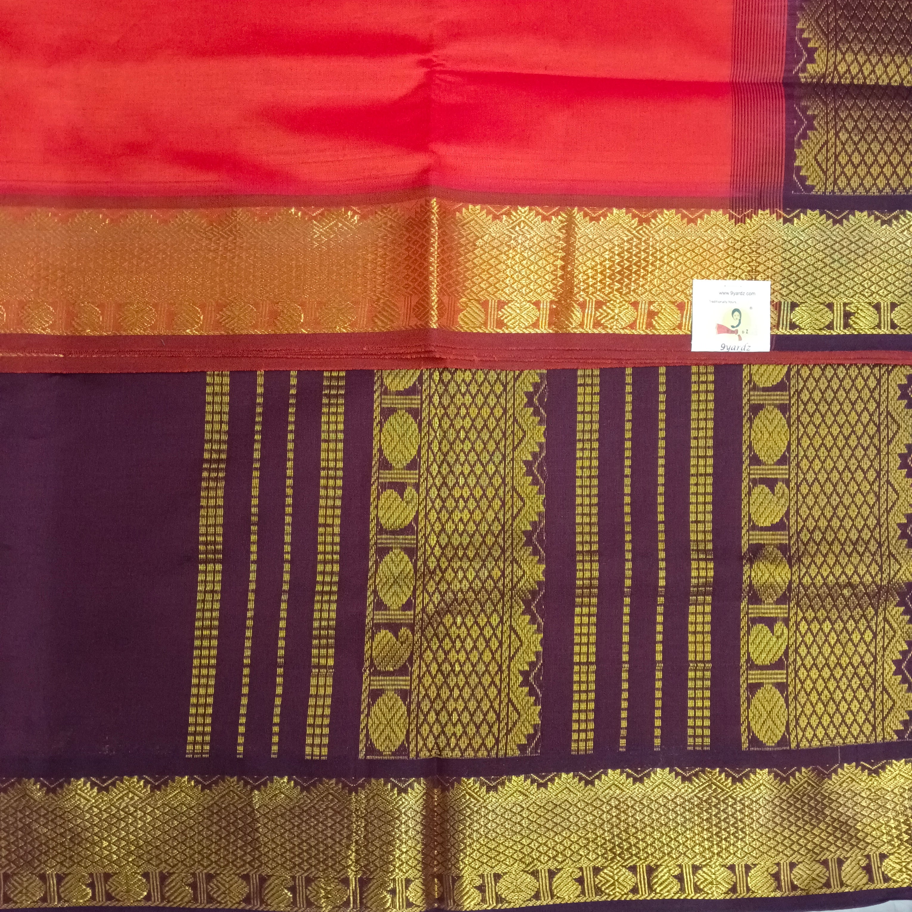 Semi silk Plain 6Yards