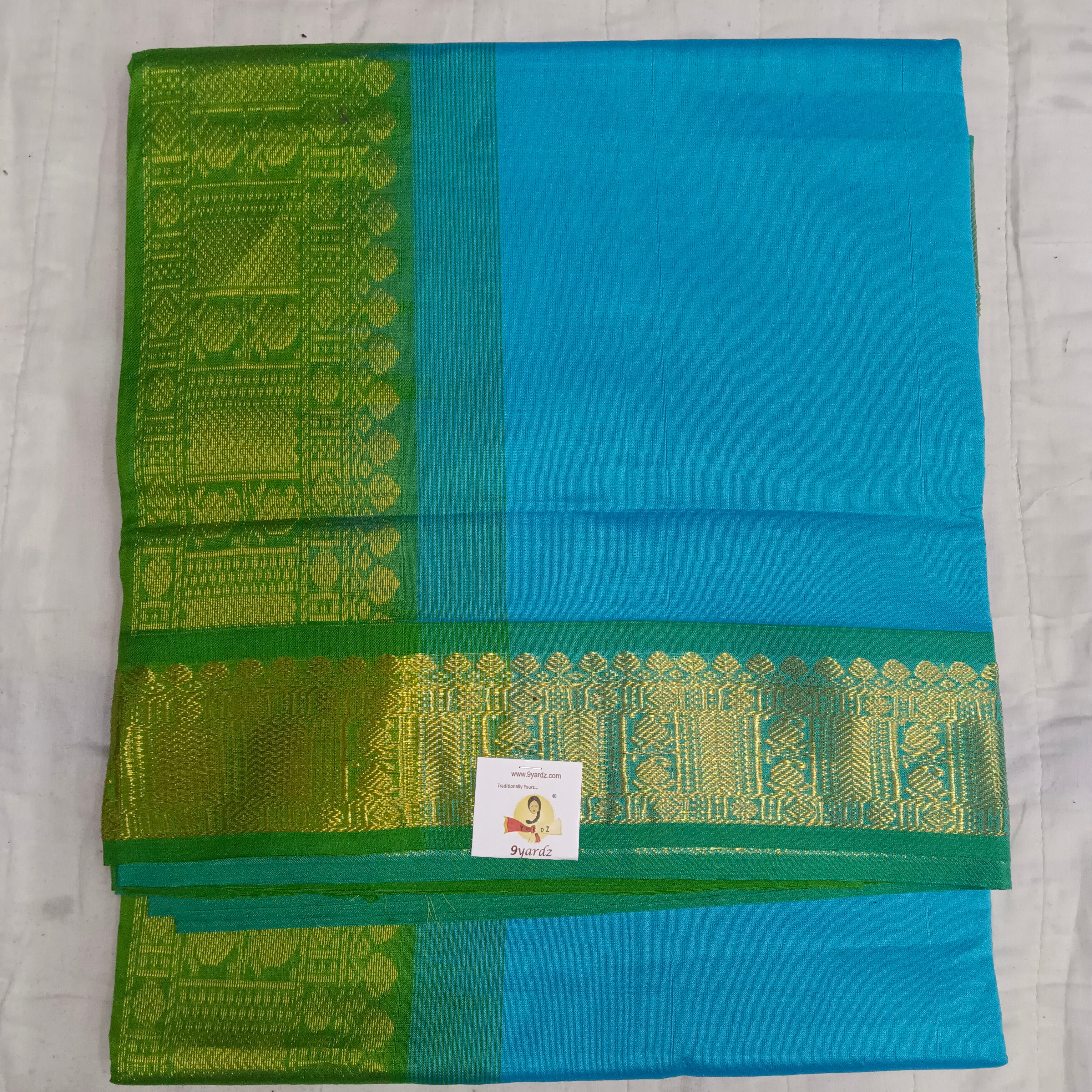 Semi silk Plain 6Yards