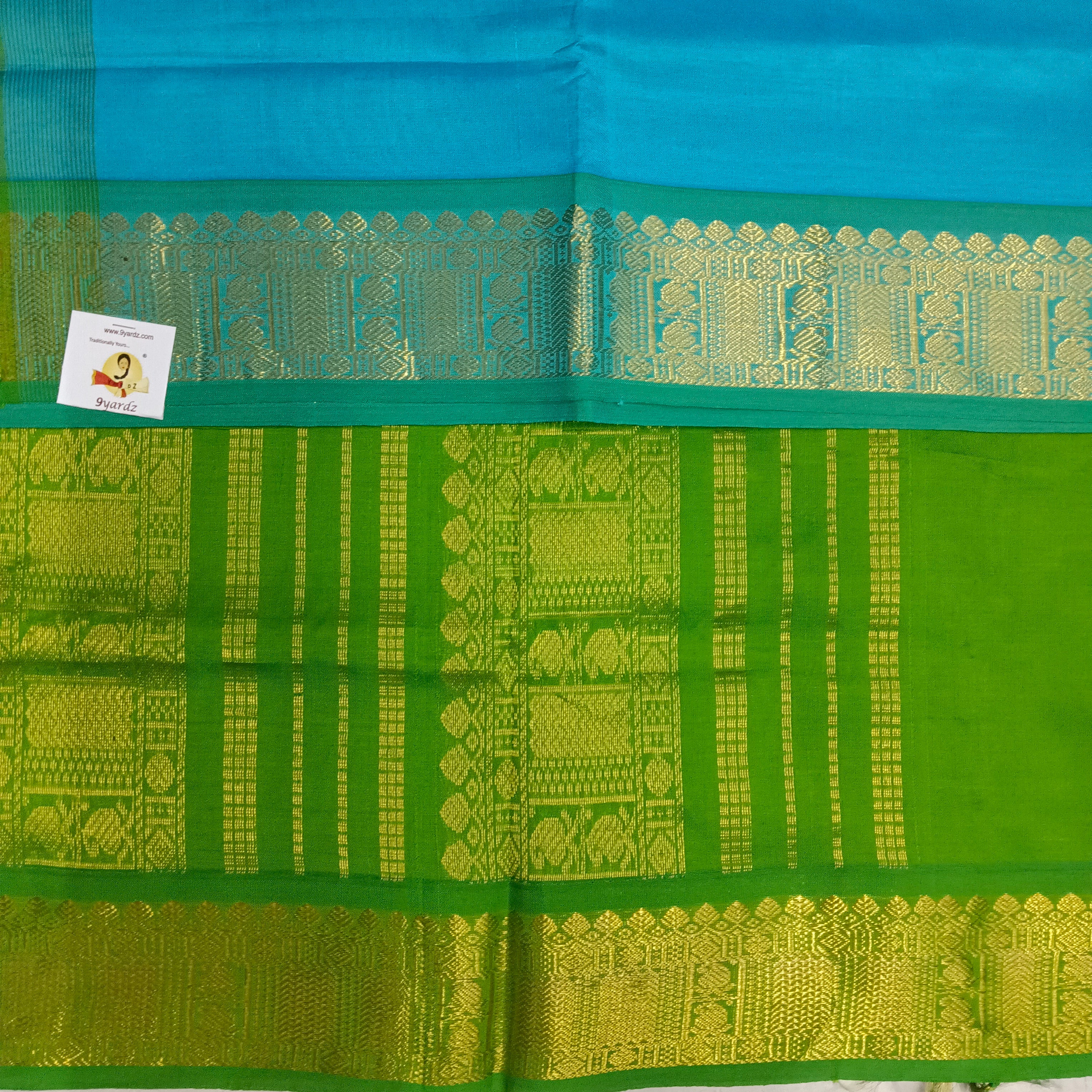 Semi silk Plain 6Yards