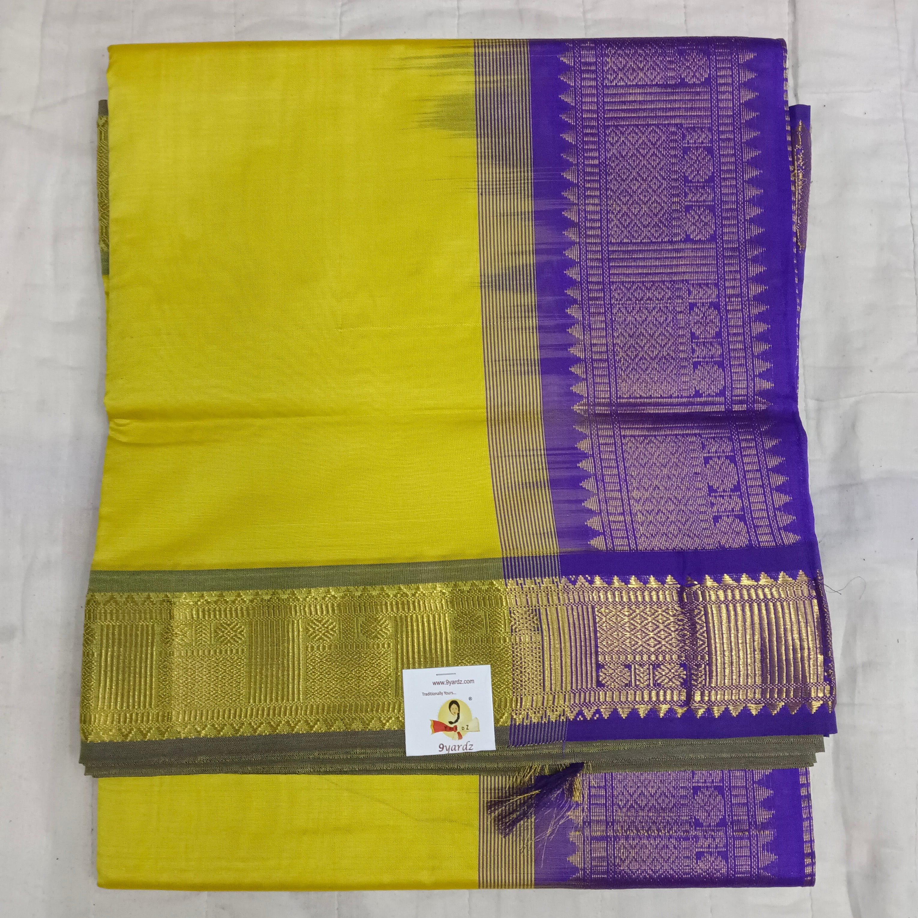 Semi silk Plain 6Yards