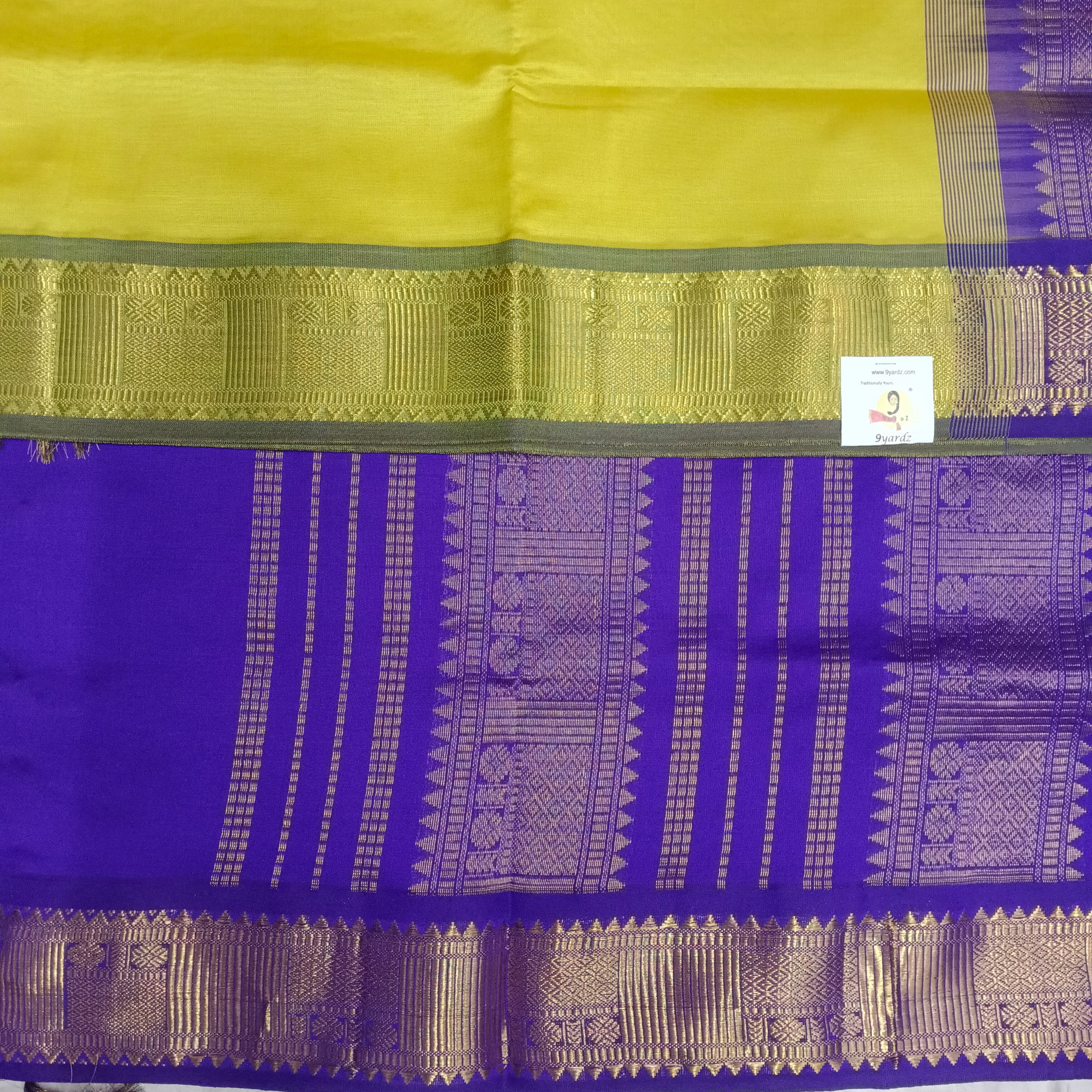 Semi silk Plain 6Yards