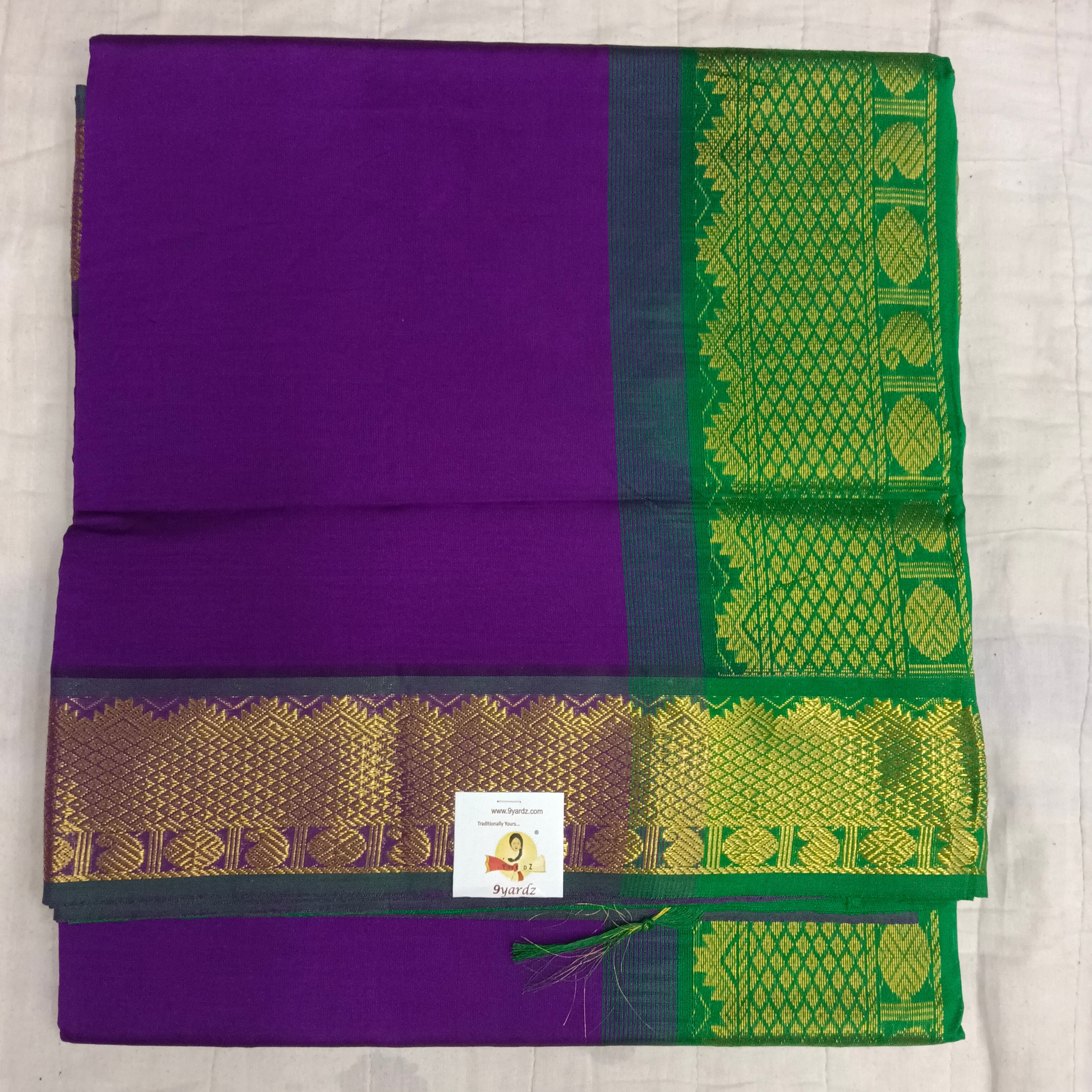 Semi silk Plain 6Yards