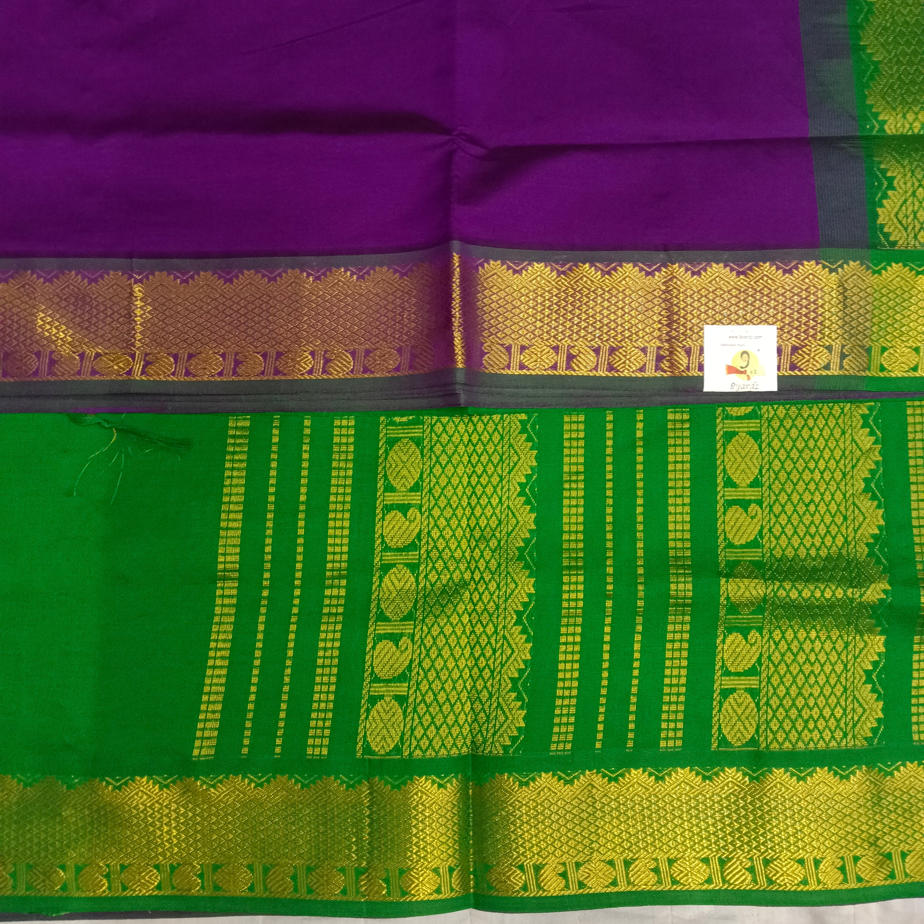 Semi silk Plain 6Yards