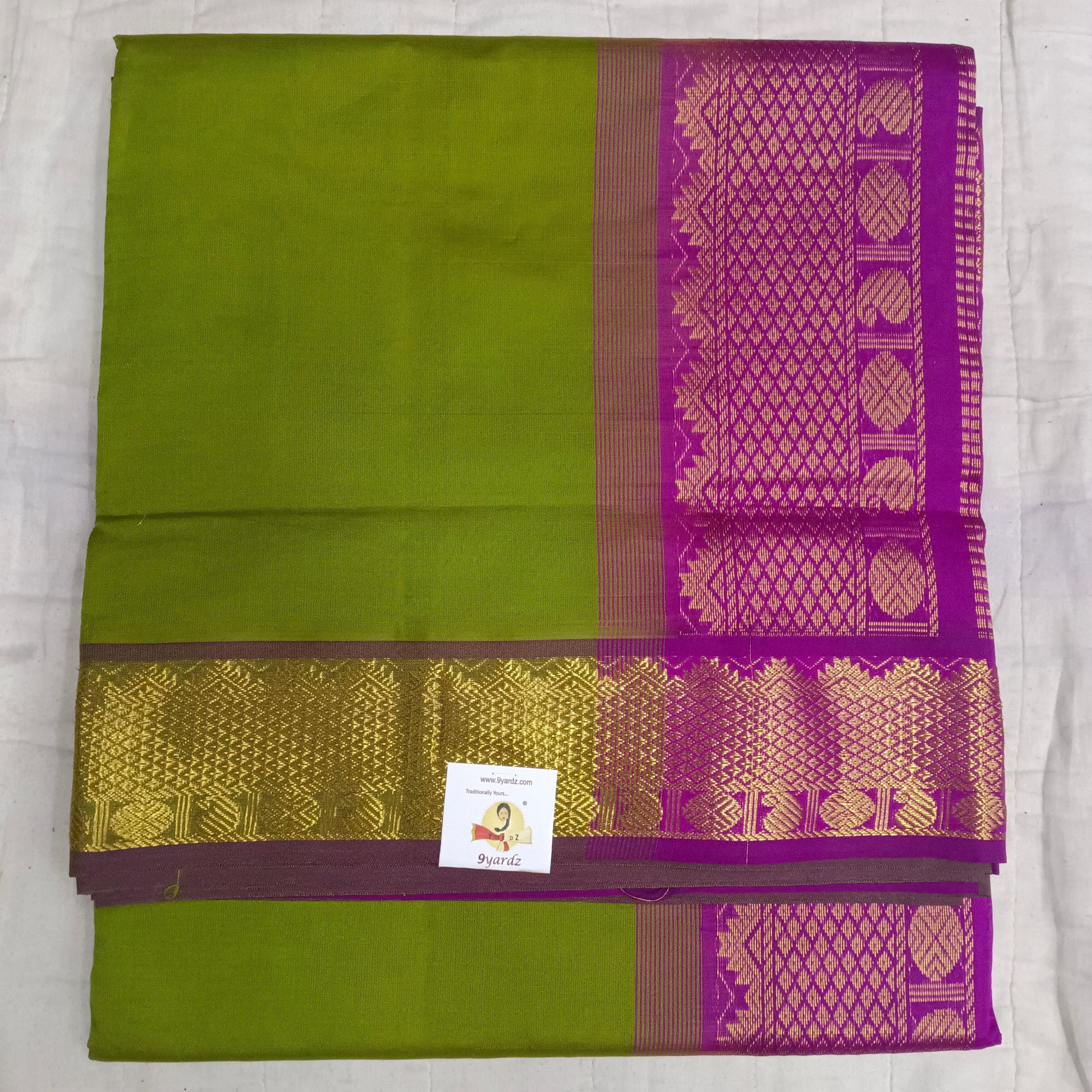 Semi silk Plain 6Yards