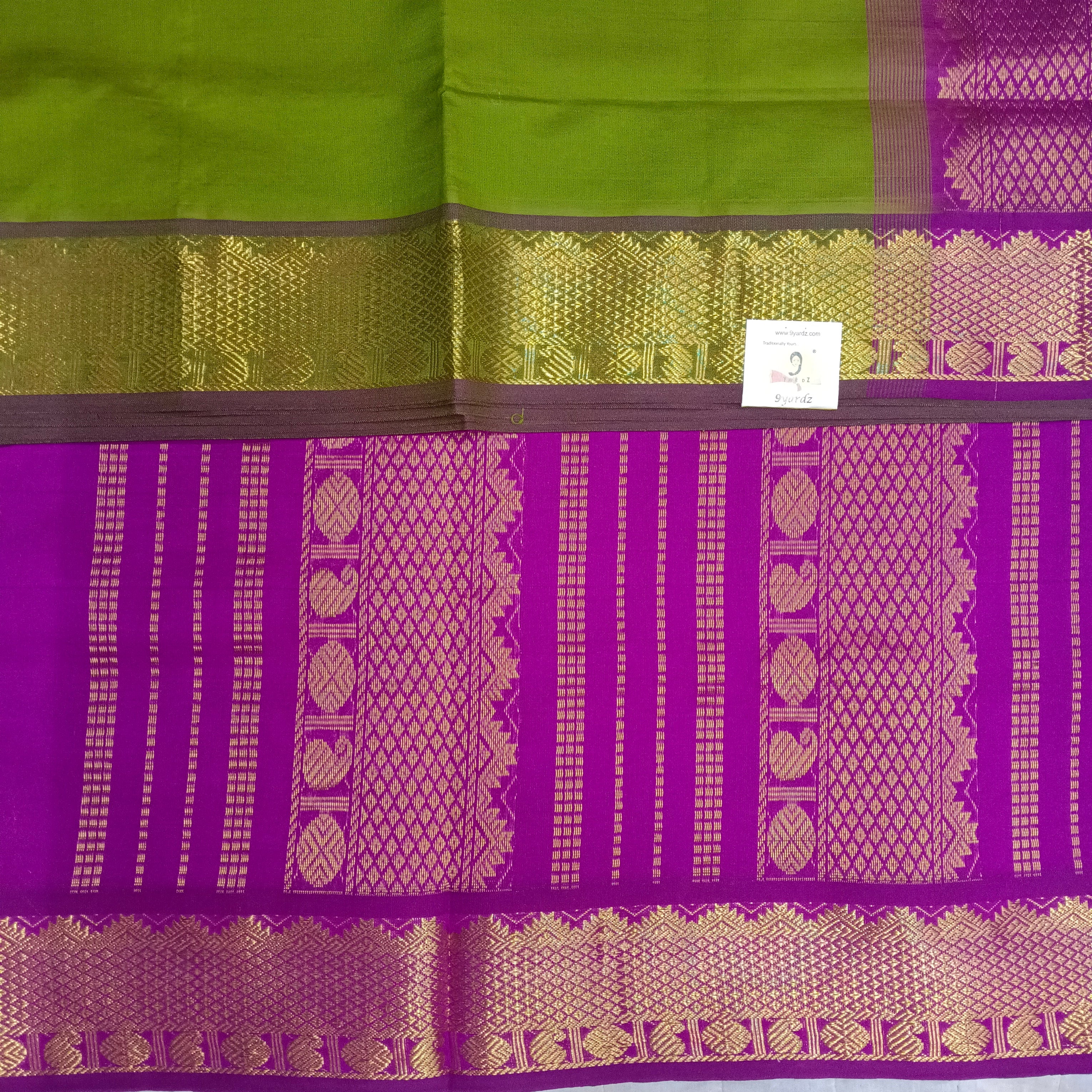 Semi silk Plain 6Yards