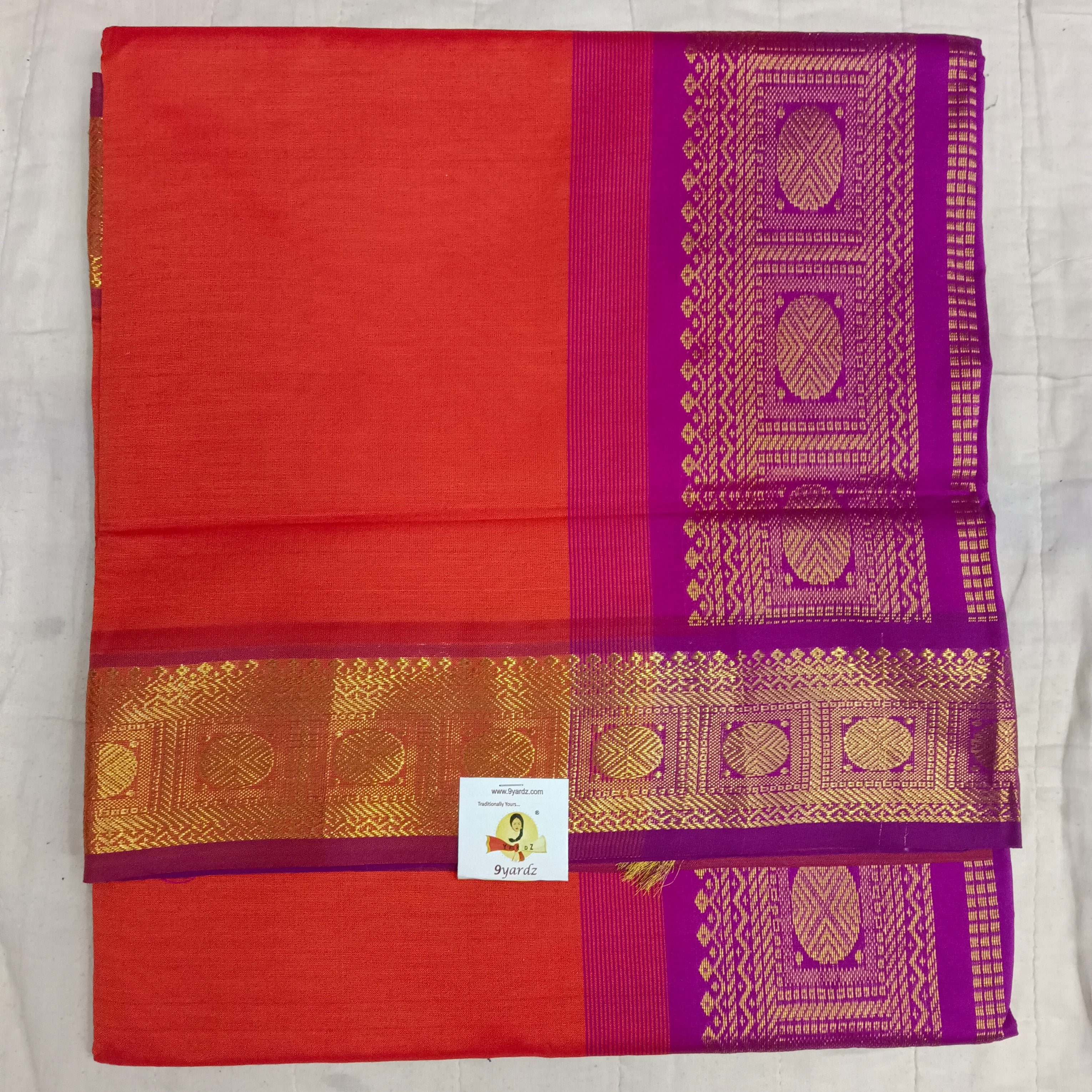 Semi silk Plain 6Yards